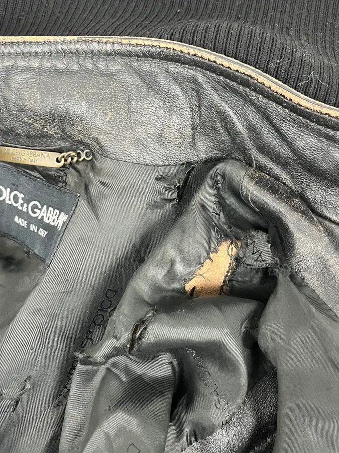 Dolce & Gabbana AW2003 Dolce & Gabbana Brown Faded Zip Bomber Cargo Pocket Jacket Size US M / EU 48-50 / 2 - 14 Thumbnail