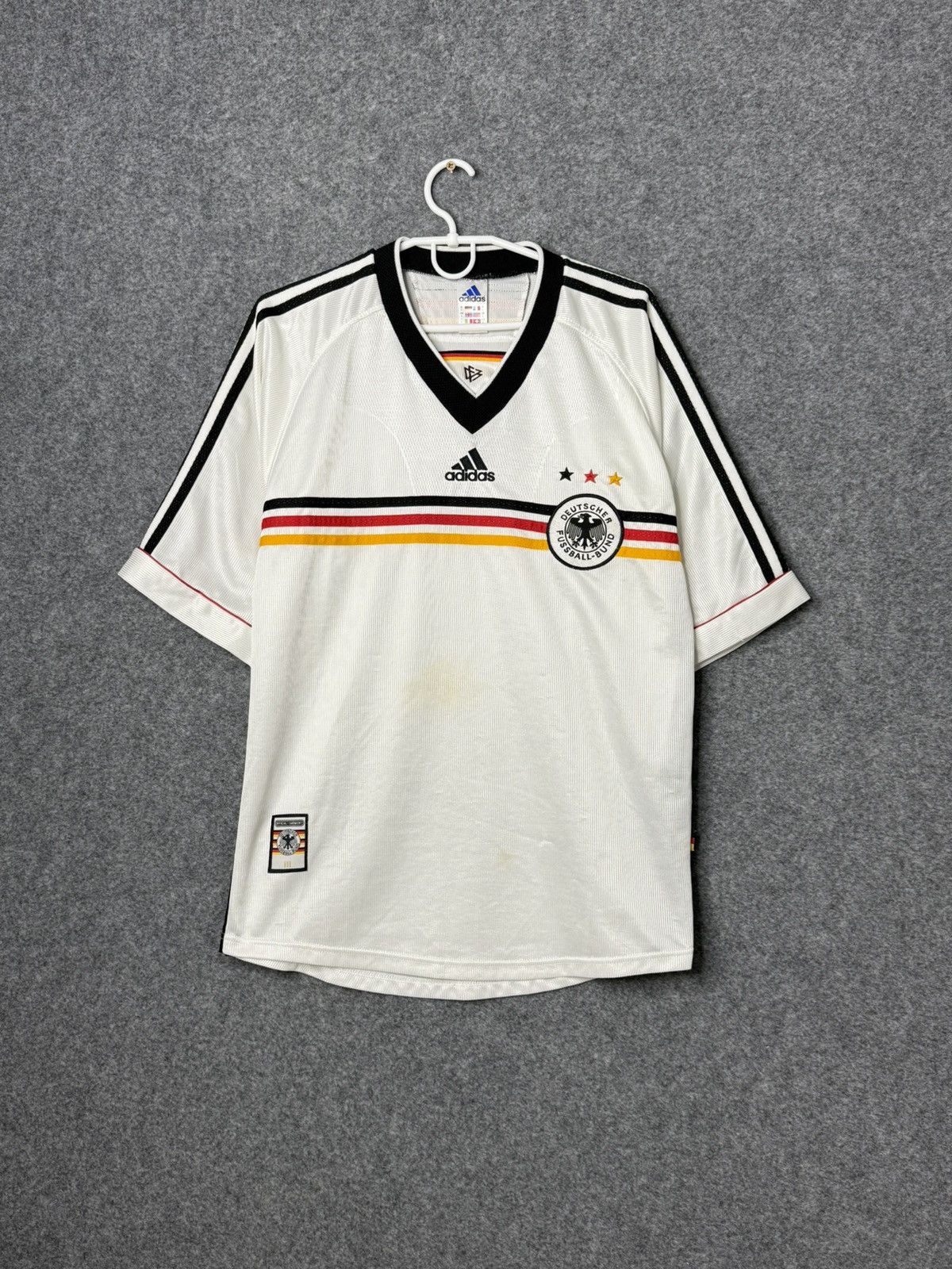Adidas Vintage Adidas Germany 1998-00 Home Football Jersey size L Size US L / EU 52-54 / 3 - 2 Thumbnail