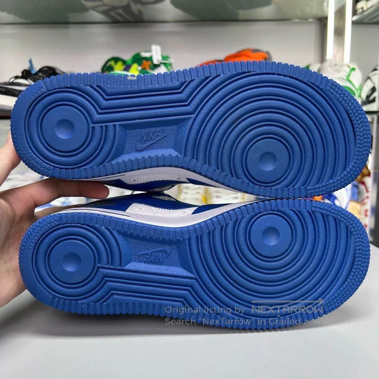 Louis Vuitton AF1 Louis Vuitton White Blue. Size US 6.5 / EU 39-40 - 7 Thumbnail
