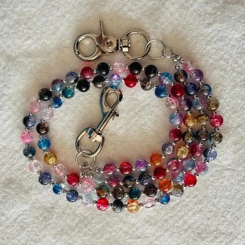 VIBE Punk Double-Layer Pants Chain Colorful Bead Size ONE SIZE - 4 Thumbnail