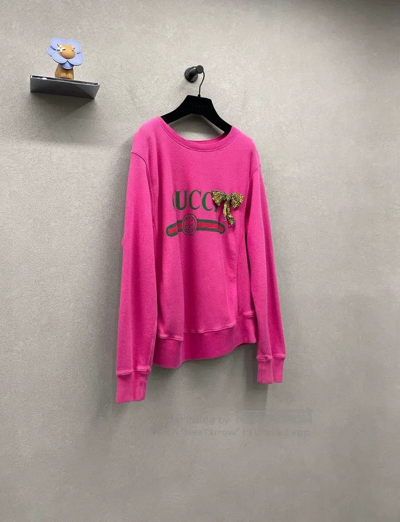 Gucci Gucci Rose-pink sweatshirt Size XS / US 0-2 / IT 36-38 - 2 Thumbnail