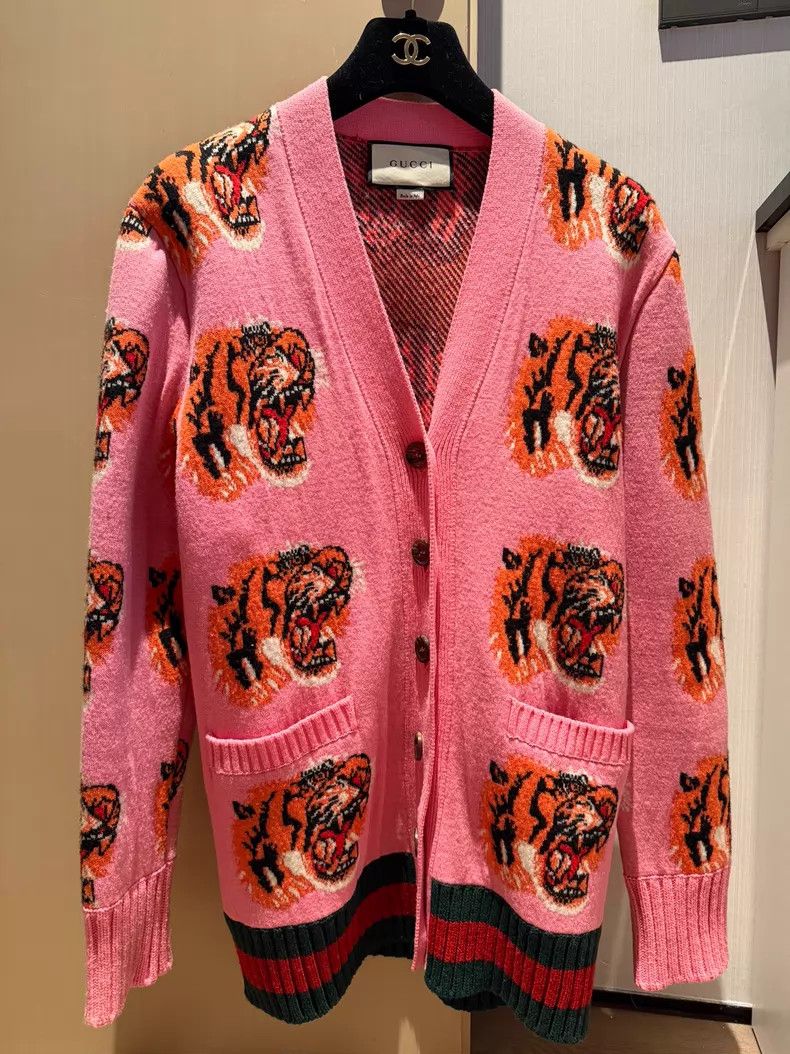 Gucci Gucci Pink tiger head coat Size XS / US 0-2 / IT 36-38 - 1 Thumbnail