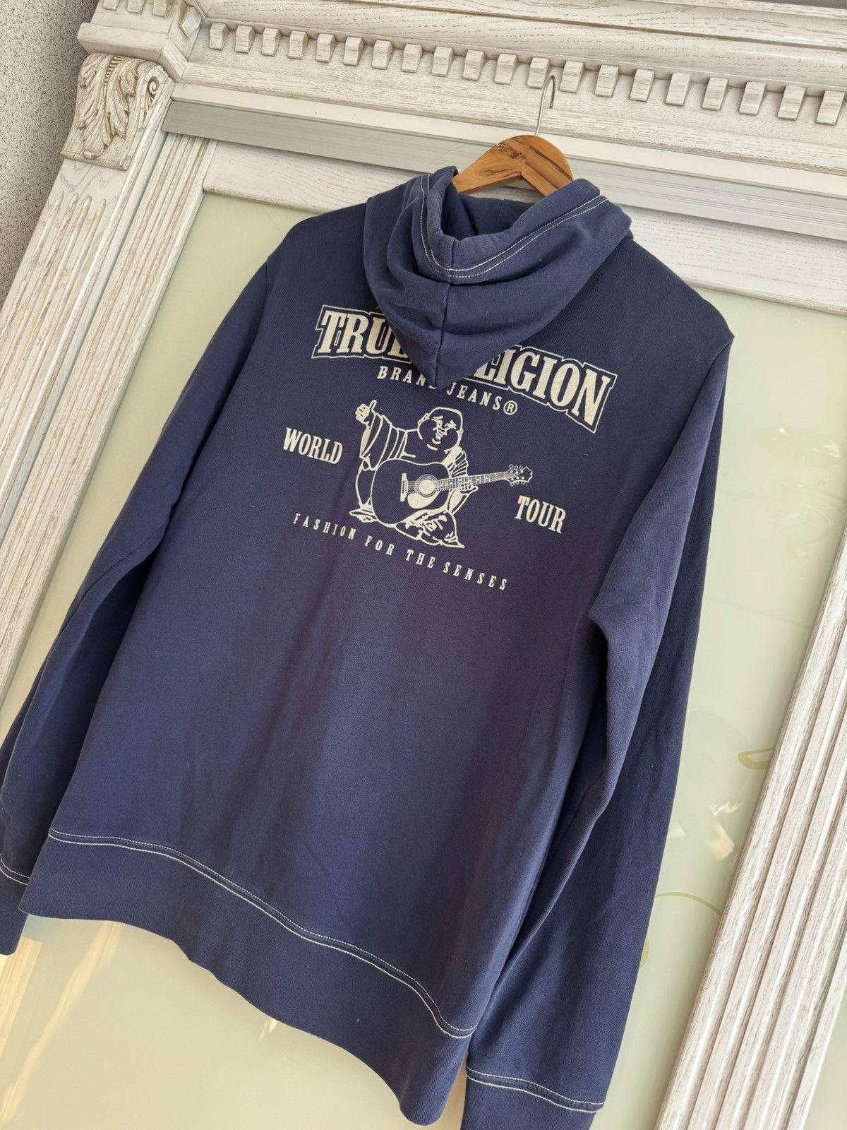 True Religion Vintage True Religion Zip Hoodie Japanese Brand Y2K 90’s Size US M / EU 48-50 / 2 - 4 Thumbnail