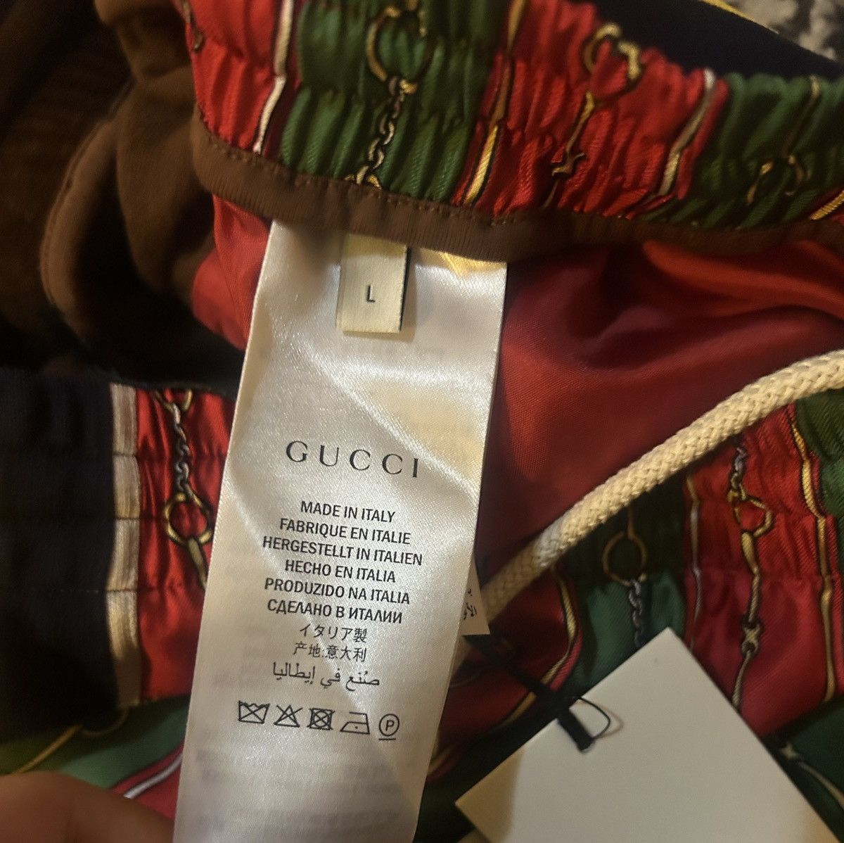 Gucci Gucci Chain Print Cotton Chenille Short Pants size L Size US 36 / EU 52 - 4 Thumbnail