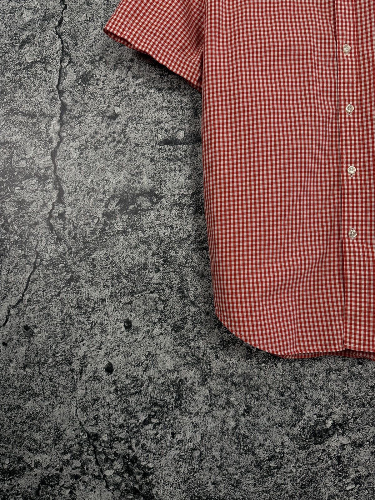 Lacoste Men’s Lacoste Short Sleeve Plaid Shirt Button Up Regular Fit Size US L / EU 52-54 / 3 - 4 Thumbnail
