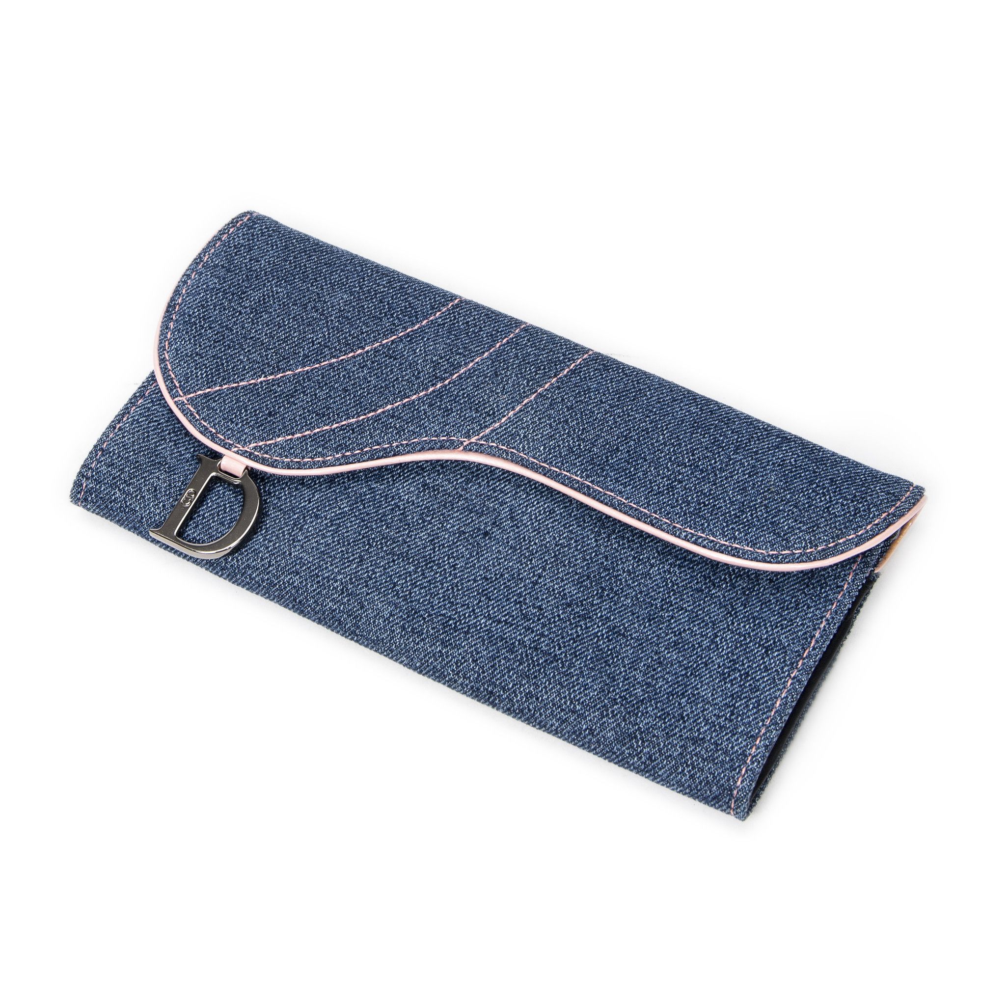 Dior Long Jean Saddle Wallet Size ONE SIZE - 1 Thumbnail