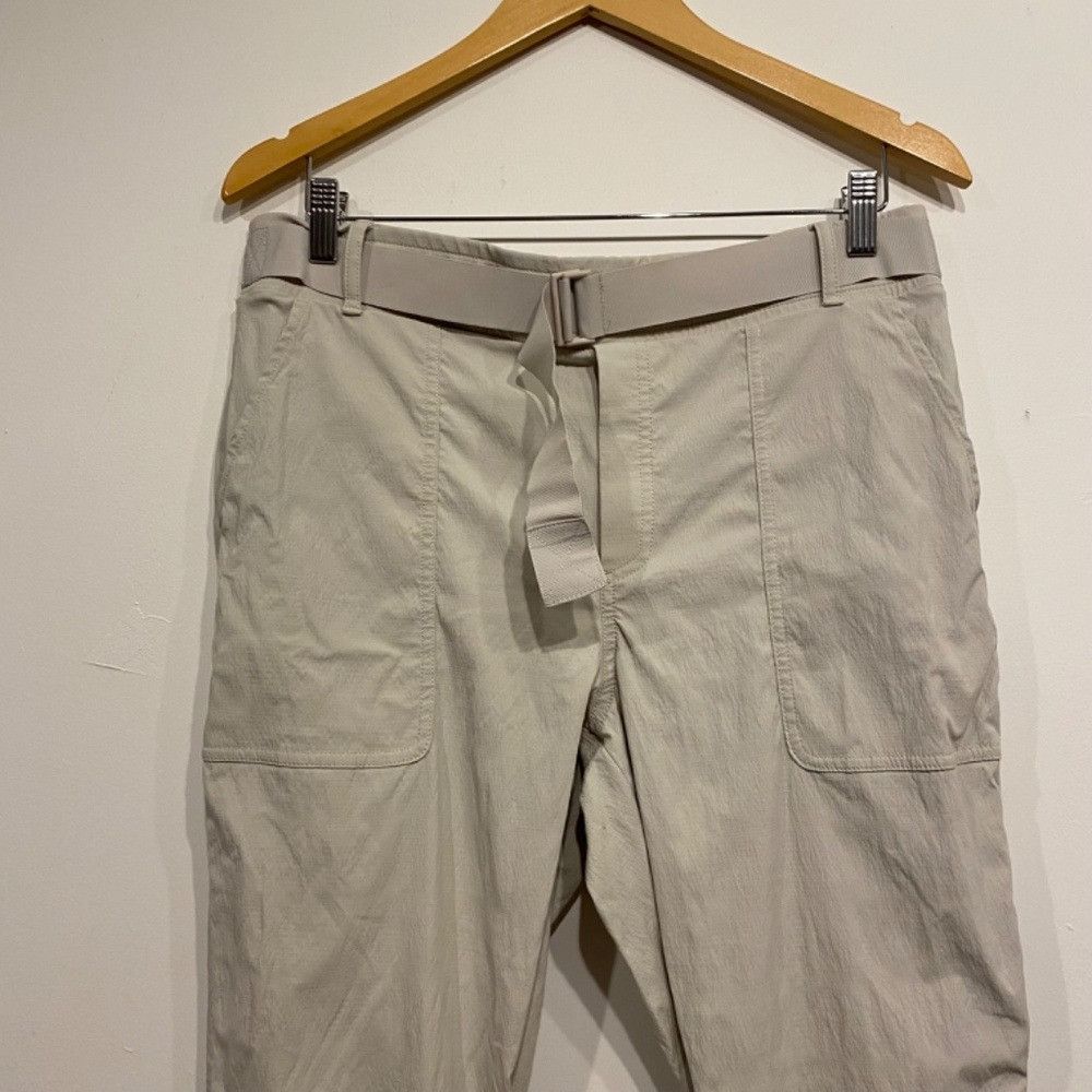Athleta Athleta Trekkie Belted Stone Hiking Pants Size 34" / US 12 / IT 48 - 3 Thumbnail