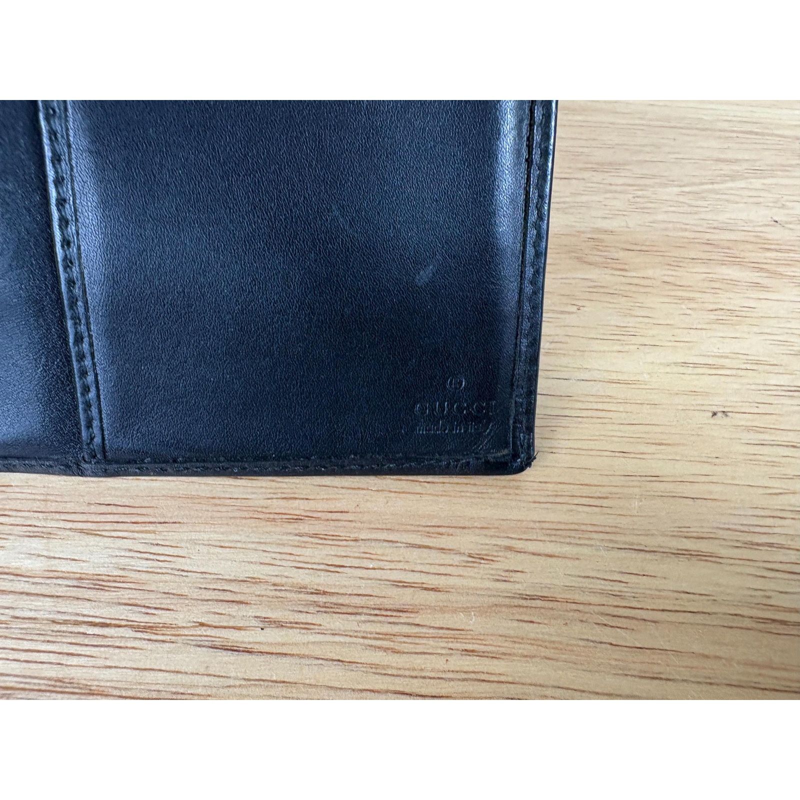 Gucci Authentic Gucci Dark Brown Leather Snap Wallet Size ONE SIZE - 9 Thumbnail