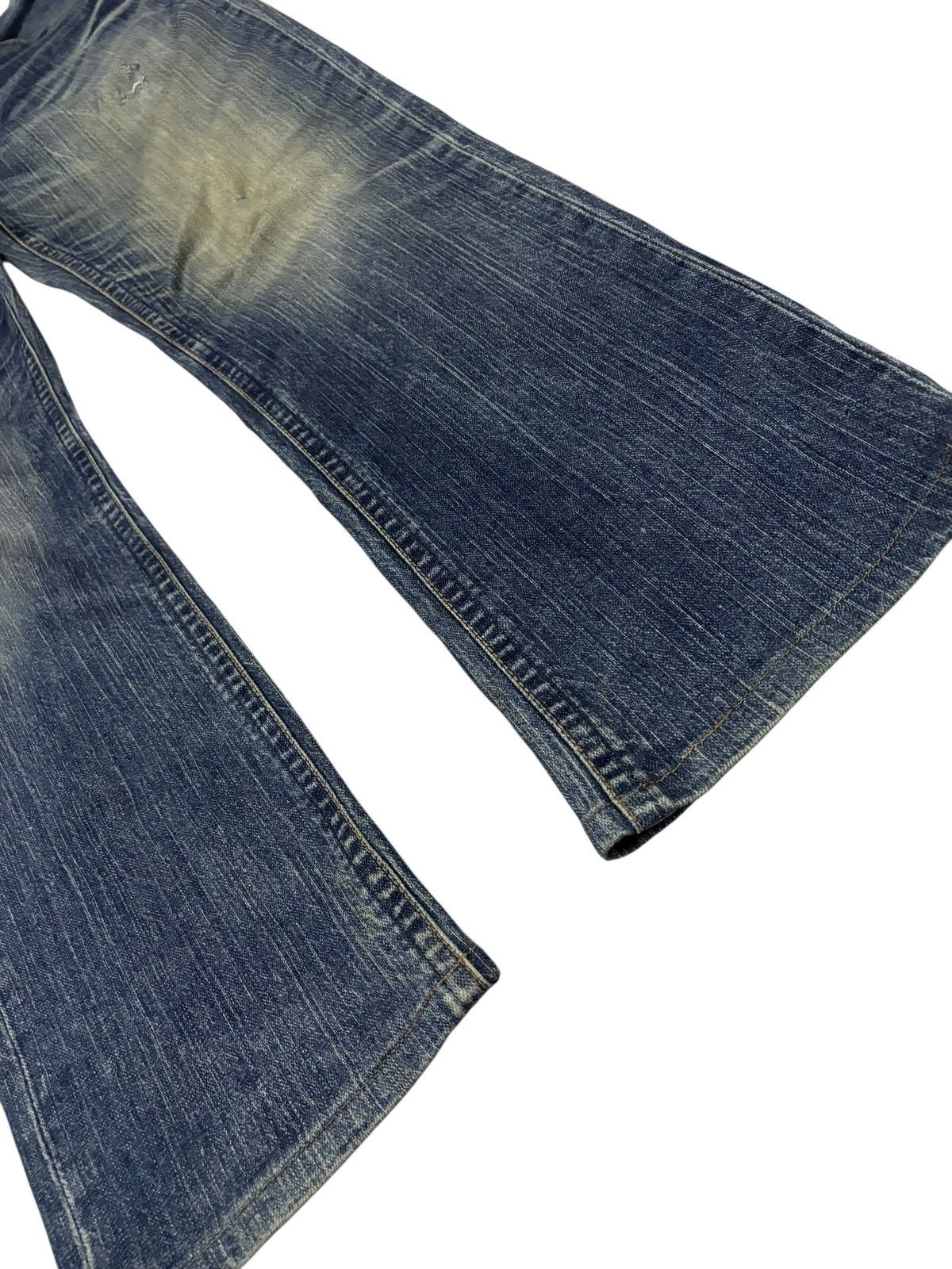 Edwin Vtg Edwin Blue Trip Japan Distressed Jeans Size US 30 / EU 46 - 5 Thumbnail