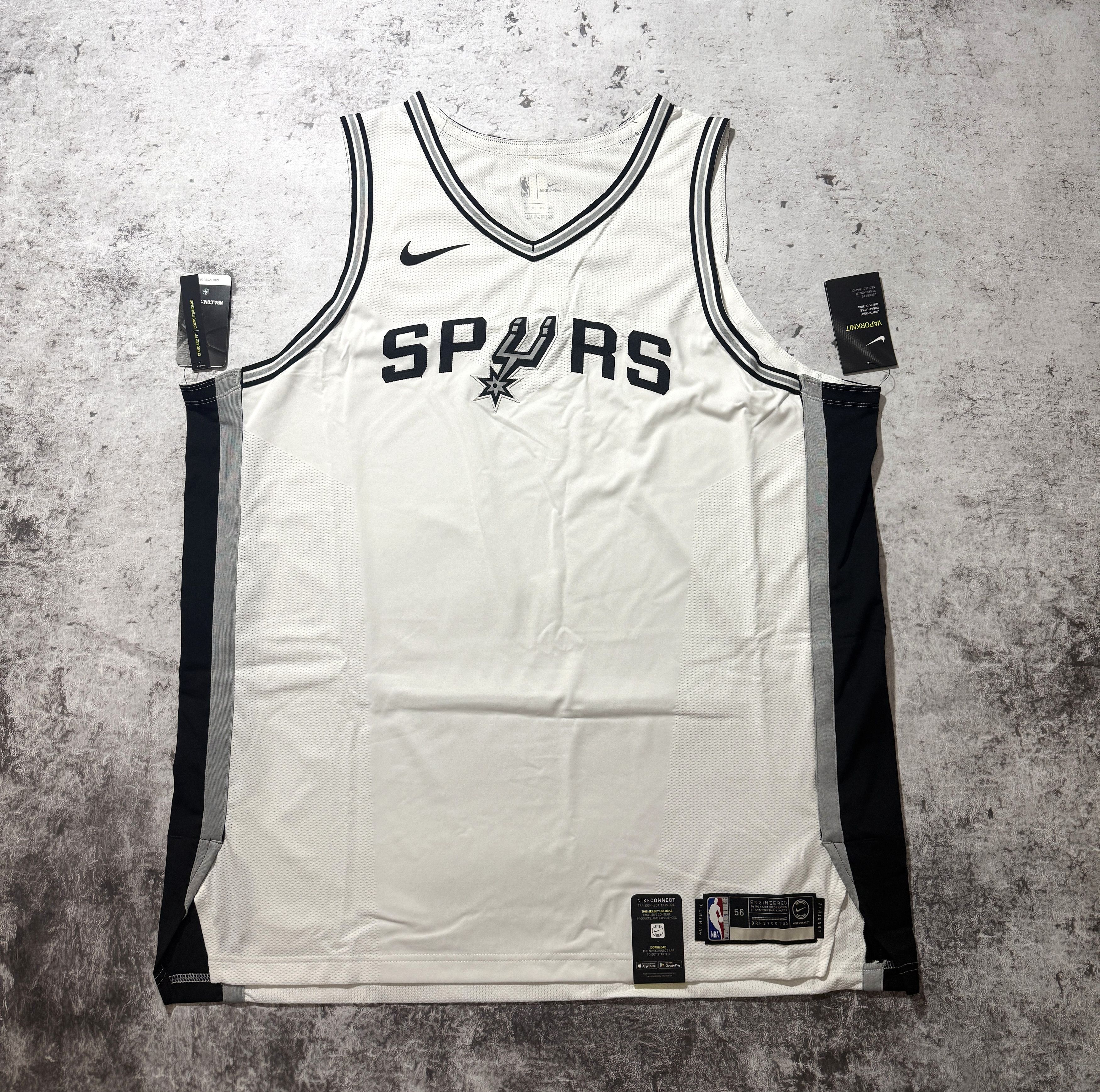 Nike SUN ANTONIO SPURS AUTHENTIC BASKETBALL JERSEY VAPORKNIT 2XL Size US XXL / EU 58 / 5 - 1 Thumbnail