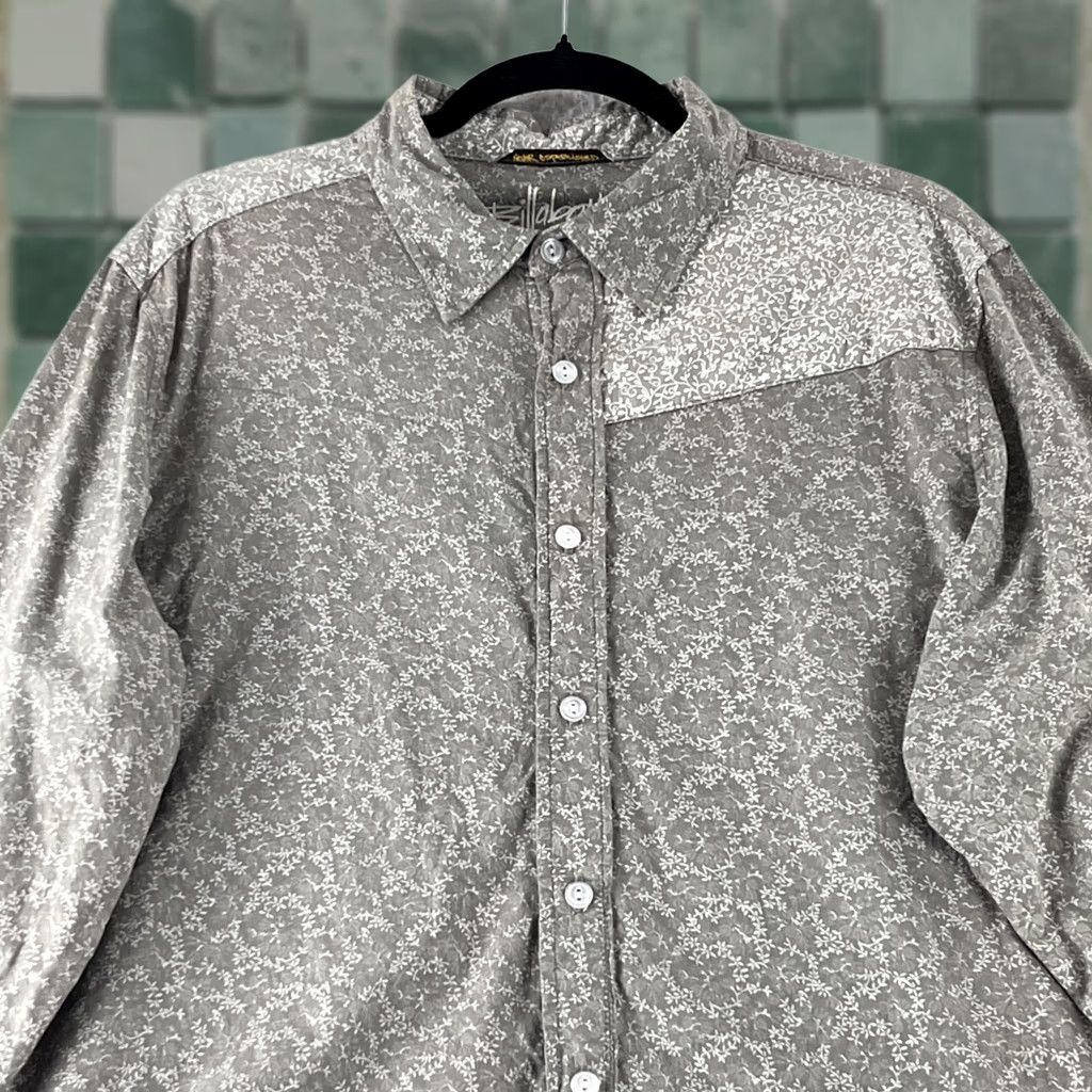 Billabong VINTAGE Billabong Button-Up Shirt Mens Large Gray Floral Made in USA Casual Size US L / EU 52-54 / 3 - 1 Thumbnail