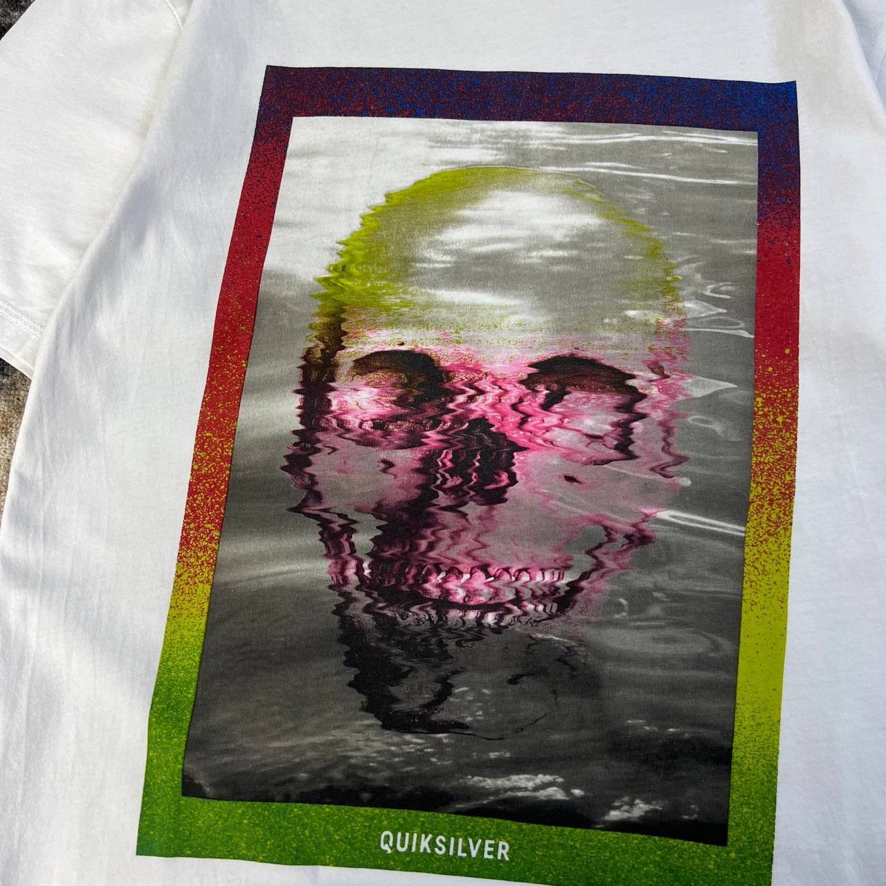Quiksilver Quiksilver Vintage Blur Big Skull Logo Surf T-Shirt 2TS4 Size US S / EU 44-46 / 1 - 3 Thumbnail