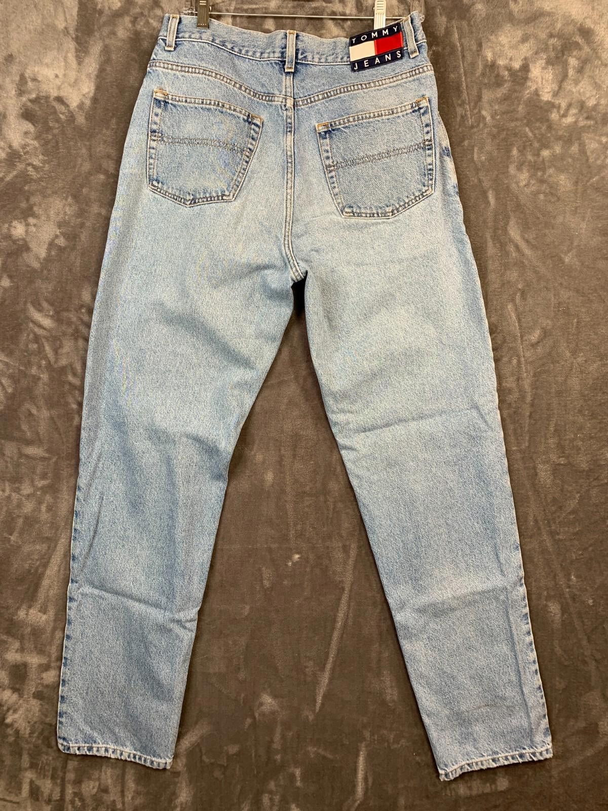 Tommy Hilfiger Tommy Hilfiger Big Flag Patch Jeans Baggy Denim 33/32 (230) Size US 33 - 2 Thumbnail