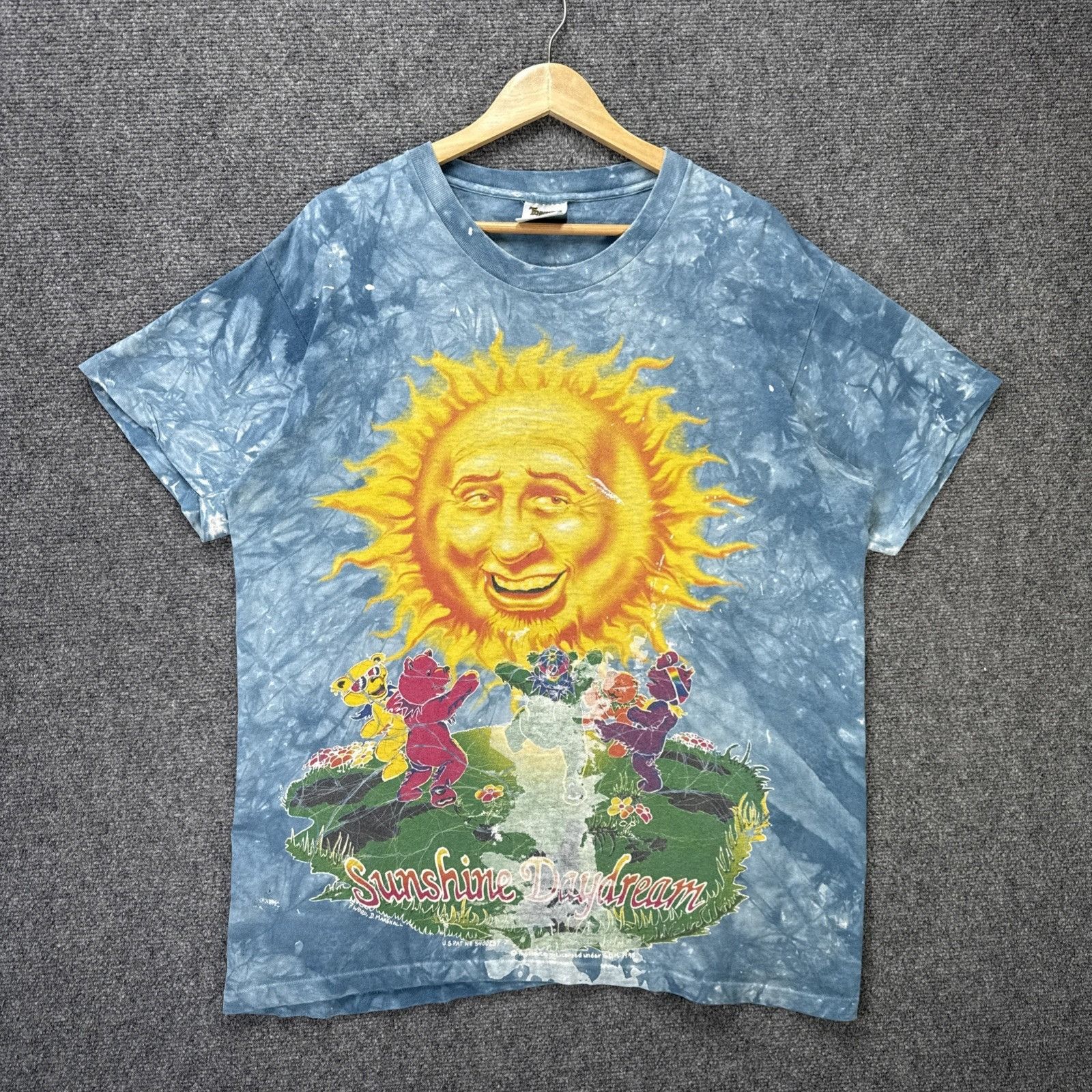 Grateful Dead Vintage Grateful Dead Shirt Mens Large Blue 90s Tie Dye Sun Size US L / EU 52-54 / 3 - 1 Thumbnail