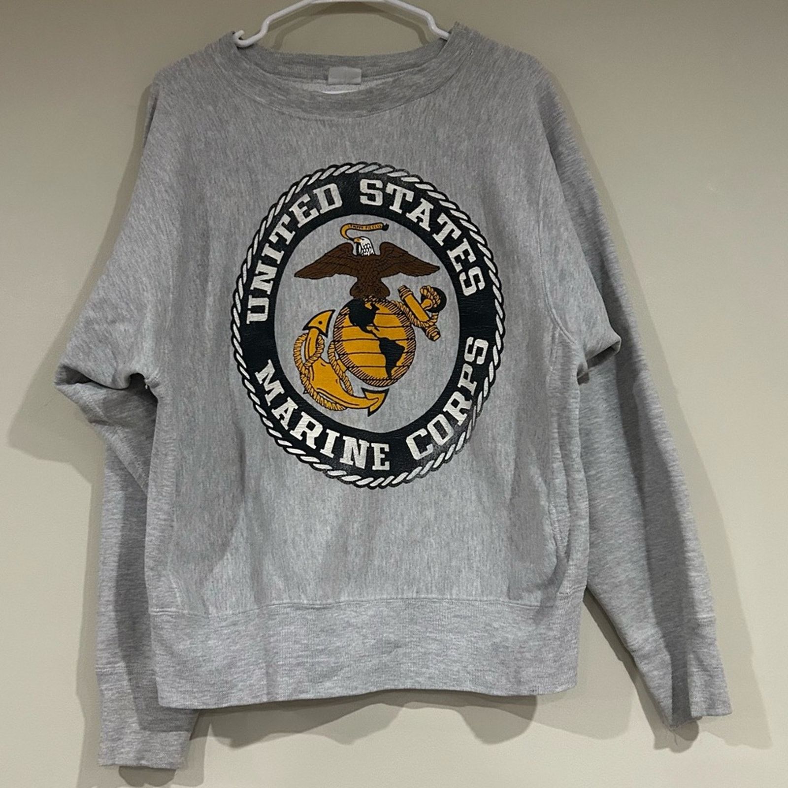 Other Vintage United States Marine Corps Sweatshirt Size US L / EU 52-54 / 3 - 1 Thumbnail
