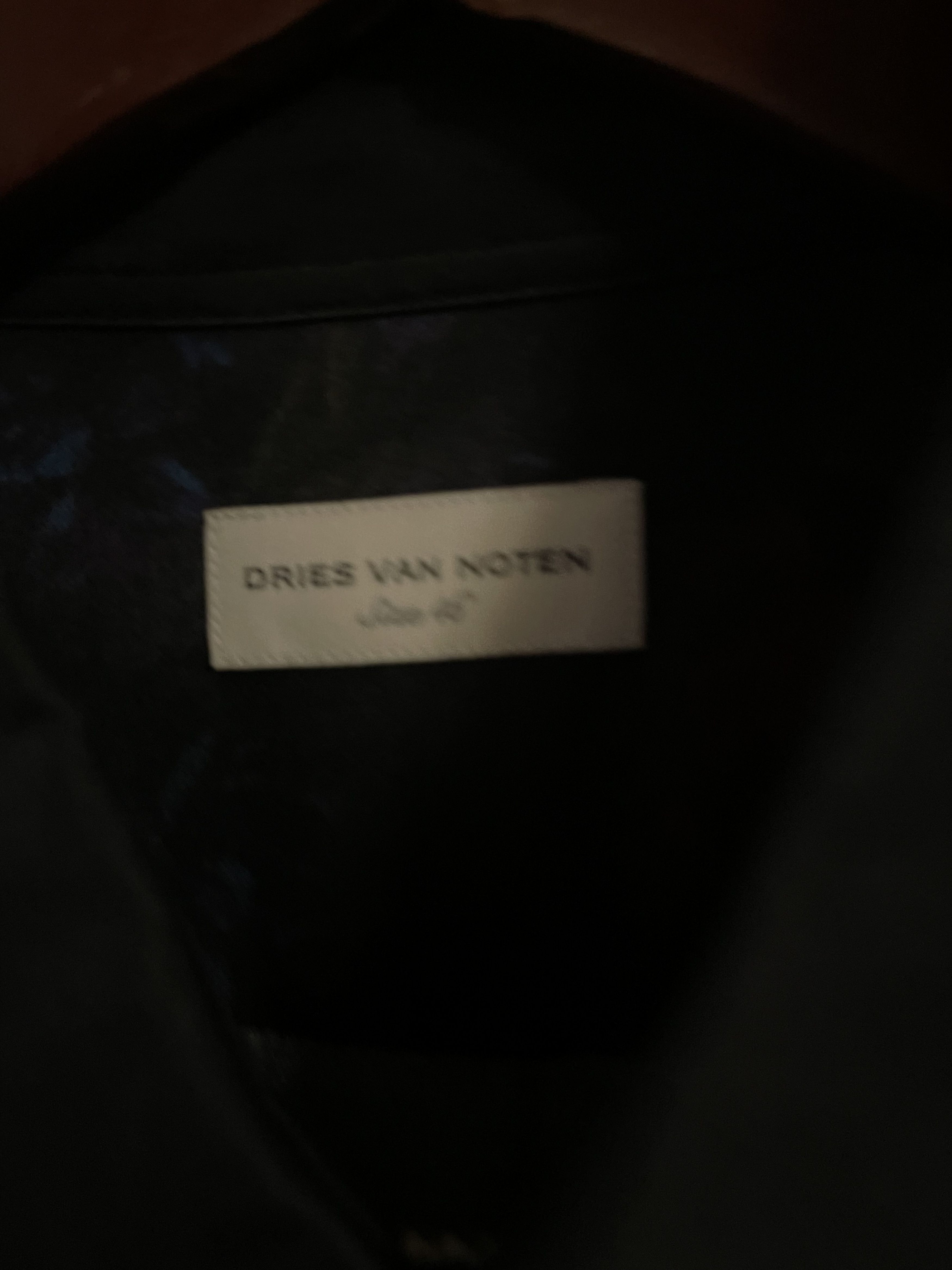 Dries Van Noten DRIES VAN NOTEN Black Floral Print Shirt Size US S / EU 44-46 / 1 - 6 Thumbnail