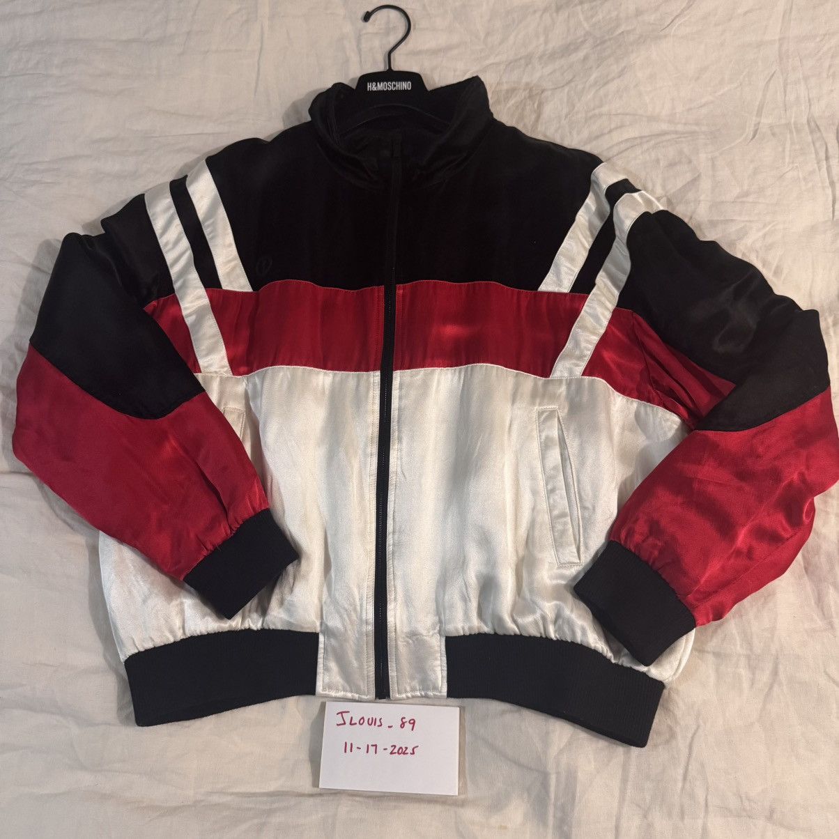 Saint Laurent Paris Saint Laurent Teddy Jacket in Crepe Satin Size Large Size US L / EU 52-54 / 3 - 1 Thumbnail