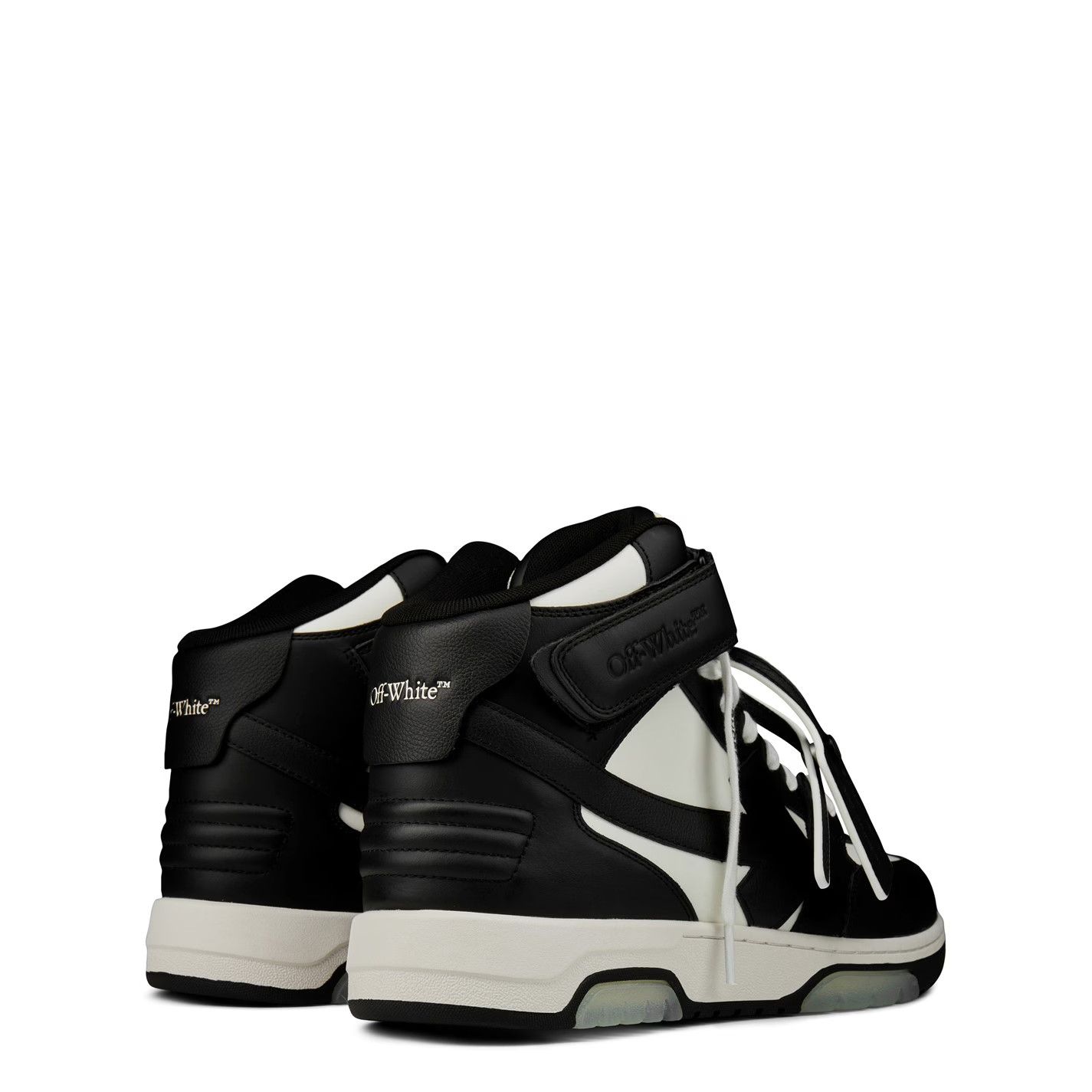 Off-White o1g2r1mq0226 High Top Sneakers in White & Black Size US 8.5 / EU 41-42 - 4 Thumbnail