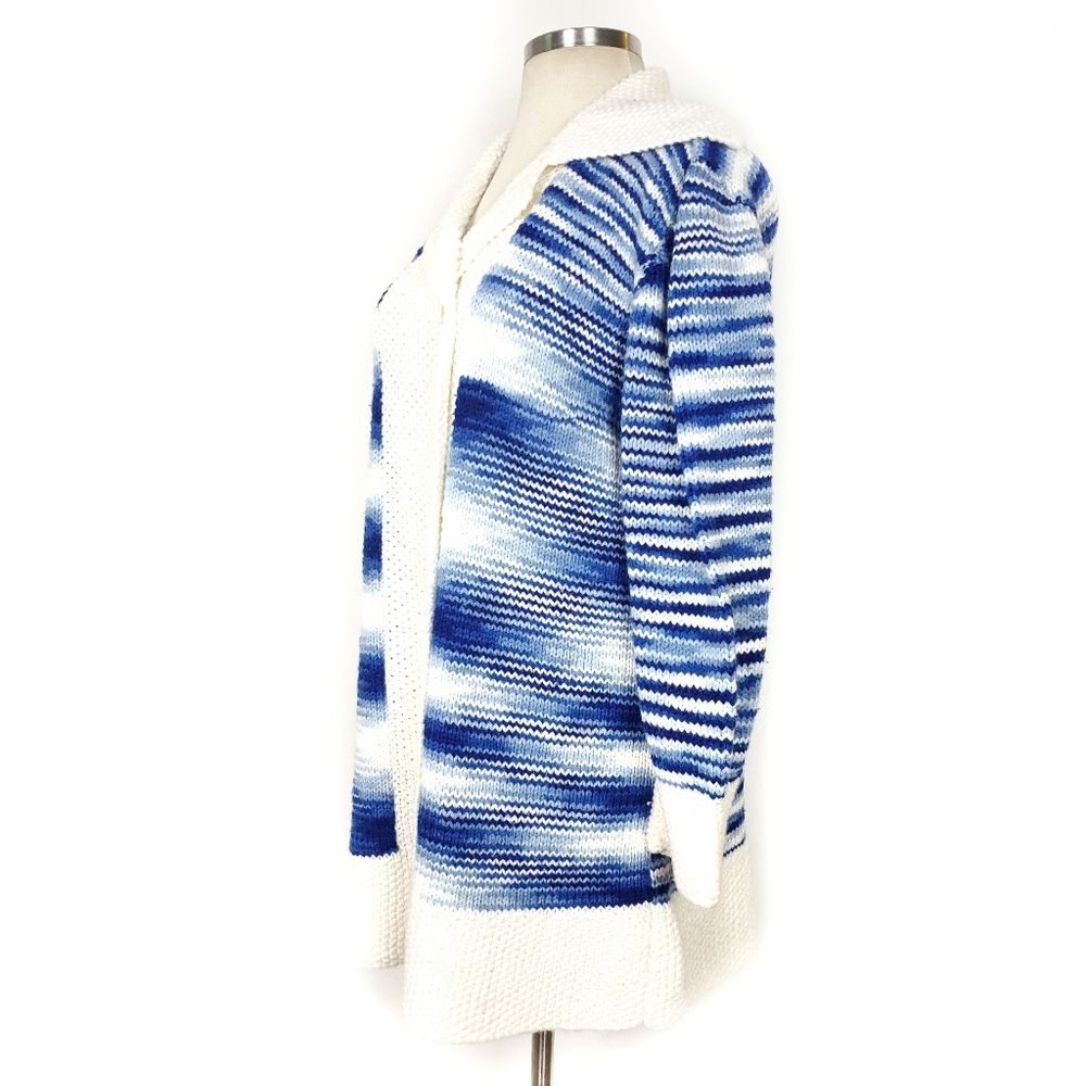 Vintage Comfy Knit Long Cardigan Button Down Sweater Jacket M-L Size L / US 10 / IT 46 - 4 Thumbnail