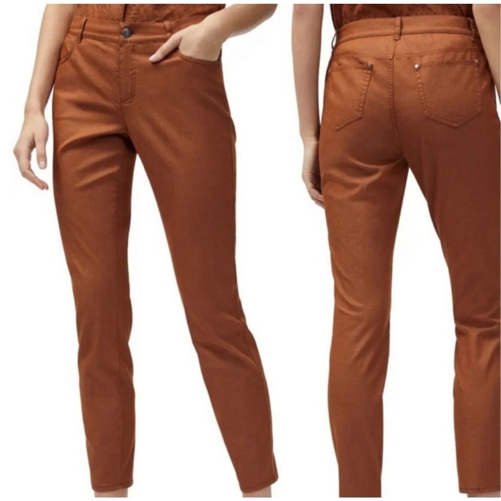 Lafayette 148 lafayette 148 New York Mercer-Primo Mid-Rise Skinny 10 Size 31" - 3 Thumbnail