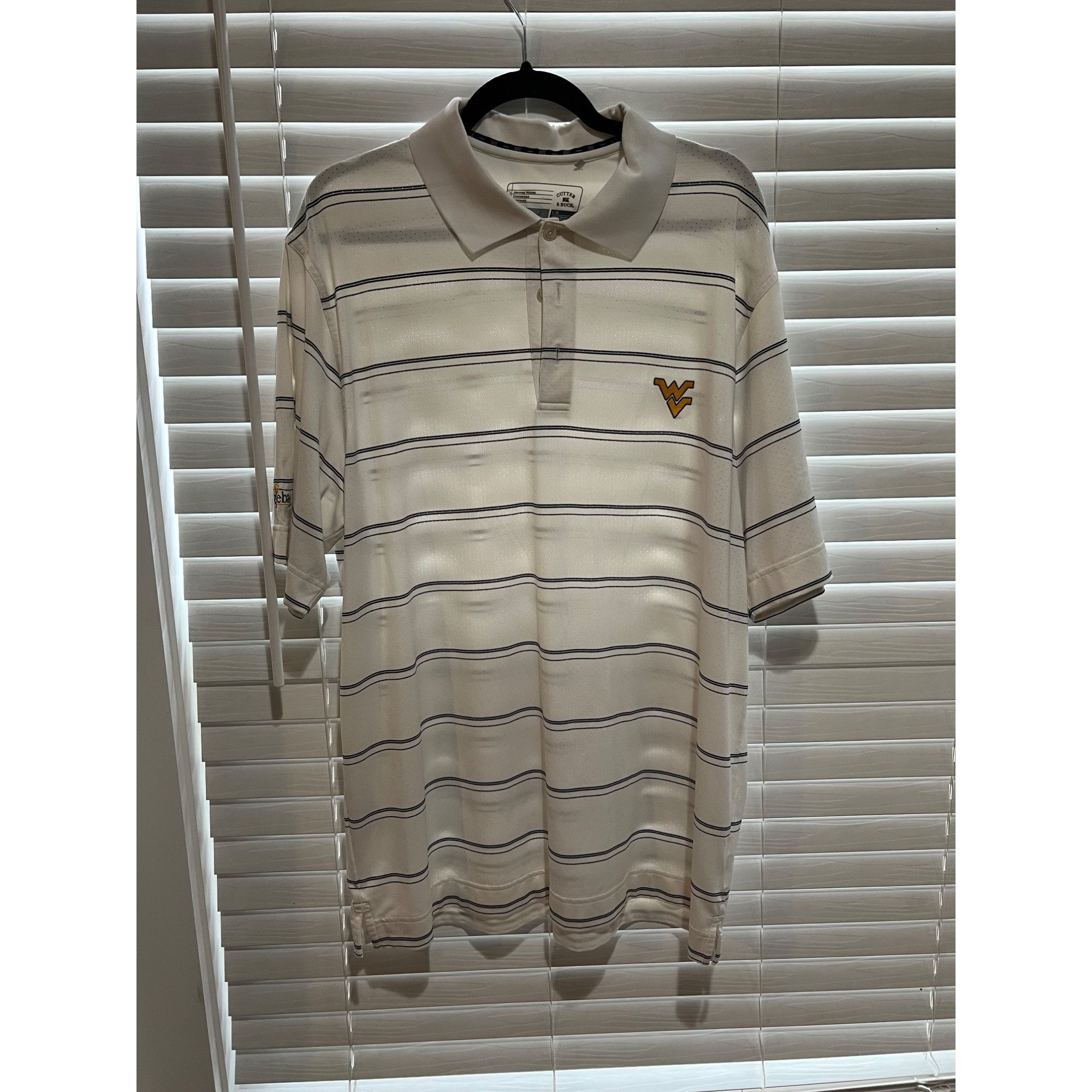 Cutter & Buck Cutter&Buck West Virginia Mountaineers Polo Shirt - Size L Size US L / EU 52-54 / 3 - 1 Thumbnail