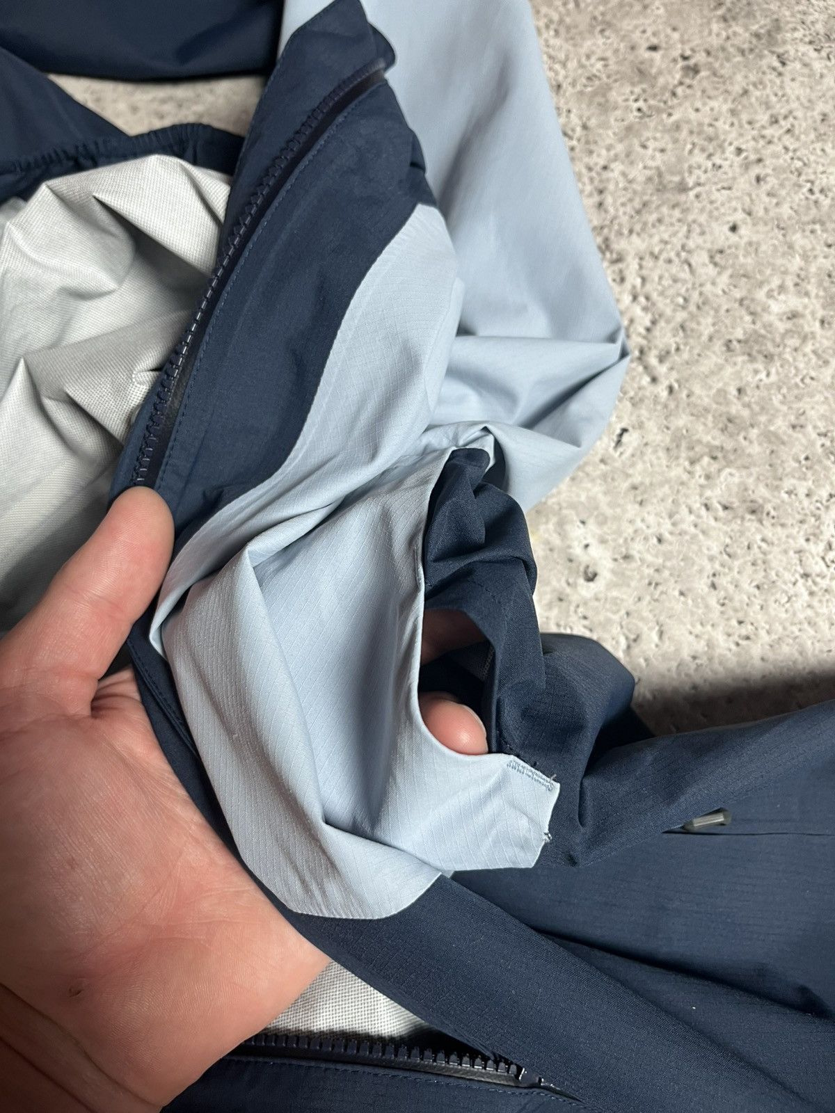 Other Scott Waterproof Shell Jacket Navy Gray M – Outdoor Hiking Size US M / EU 48-50 / 2 - 16 Thumbnail