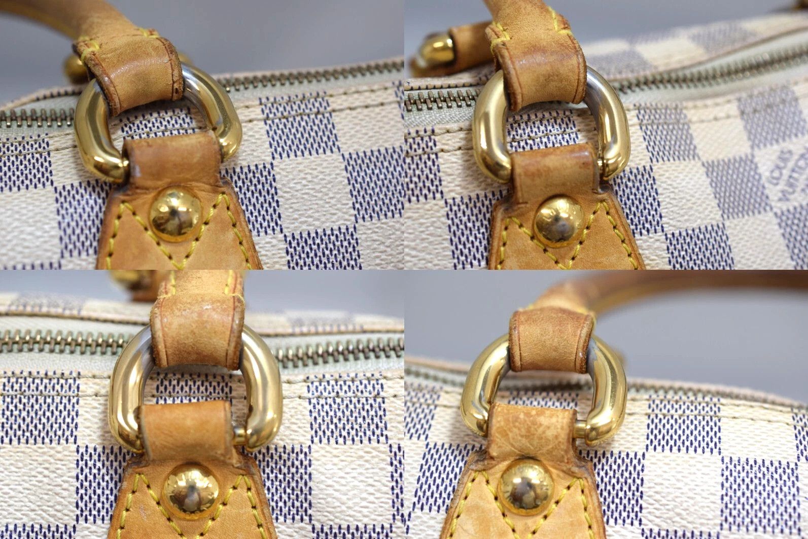 Louis Vuitton Auth Louis Vuitton Saleya PM Tote Bag Azur Canvas N51186 Size ONE SIZE - 11 Thumbnail