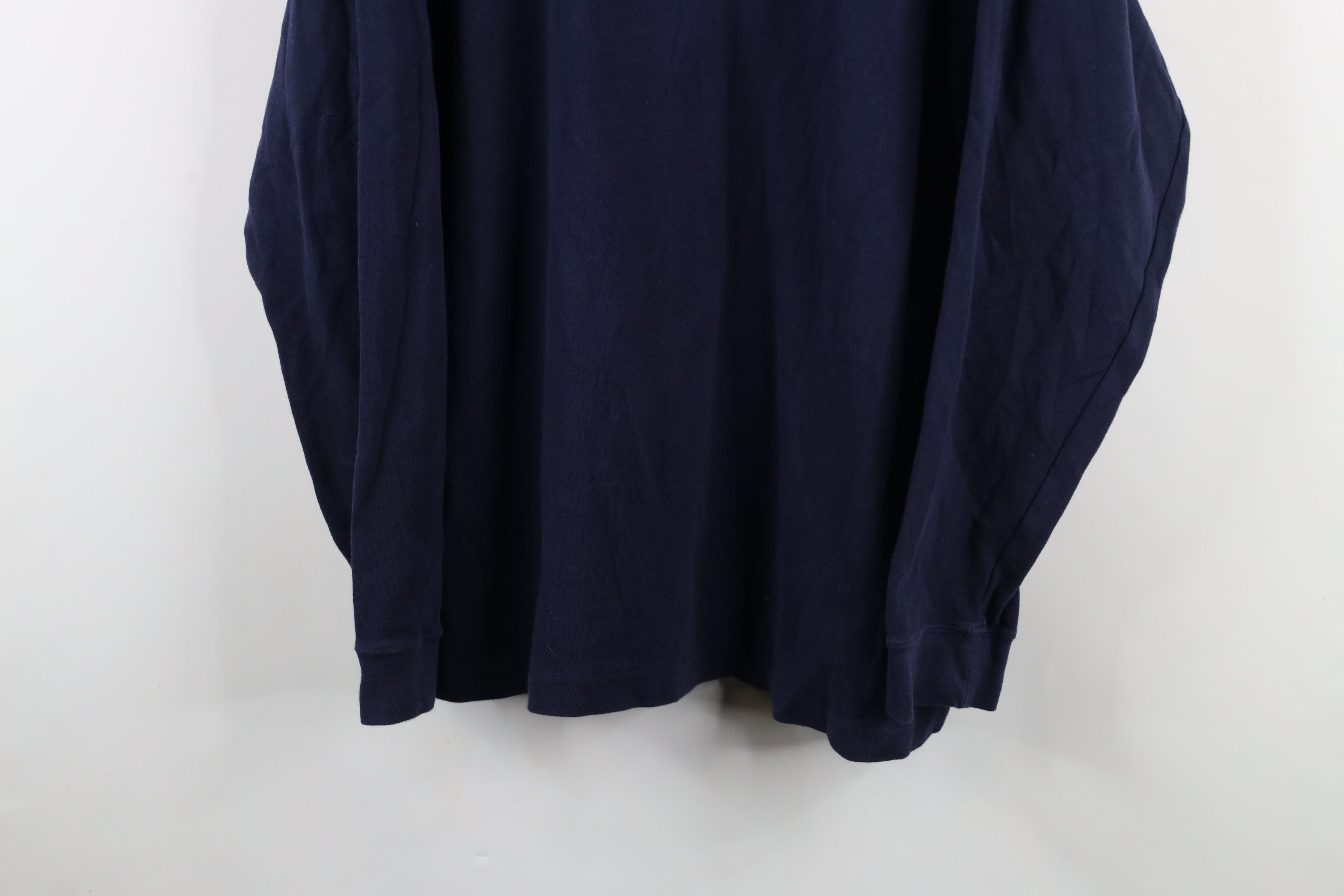 Reebok × Vintage Vintage 90s Reebok Logo Mock Neck Long Sleeve T-Shirt Size US XXL / EU 58 / 5 - 3 Thumbnail