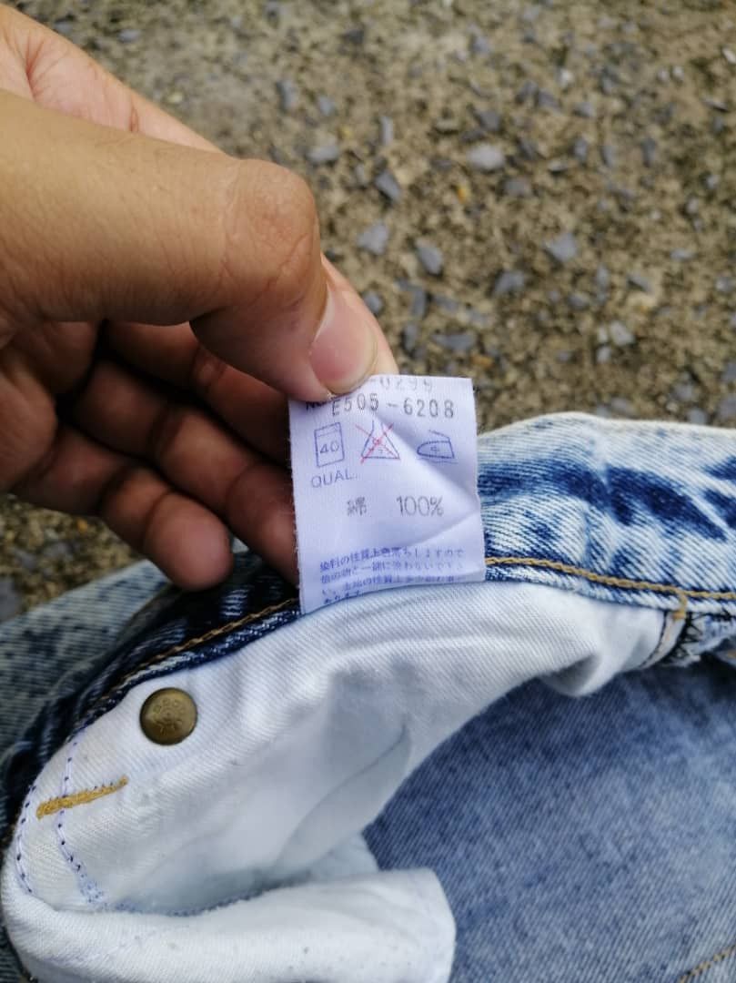 Edwin × Vintage Vintage Edwin YT1431 Acid Washed Denim Jeans Size US 26 / EU 42 - 6 Thumbnail