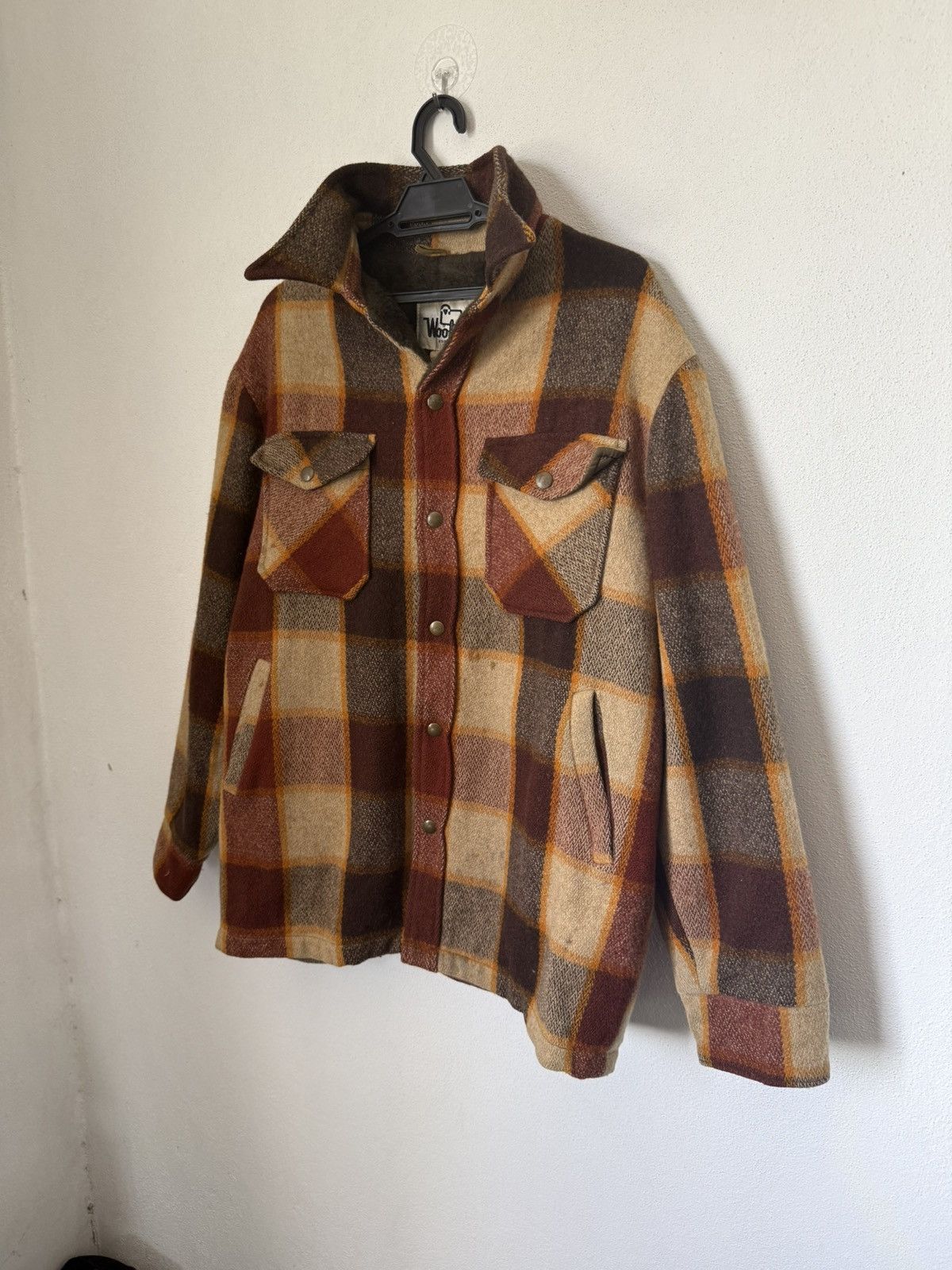 Woolrich Woolen Mills Vintage Woolrich Plaid Jacket Button Winter Size US M / EU 48-50 / 2 - 2 Thumbnail