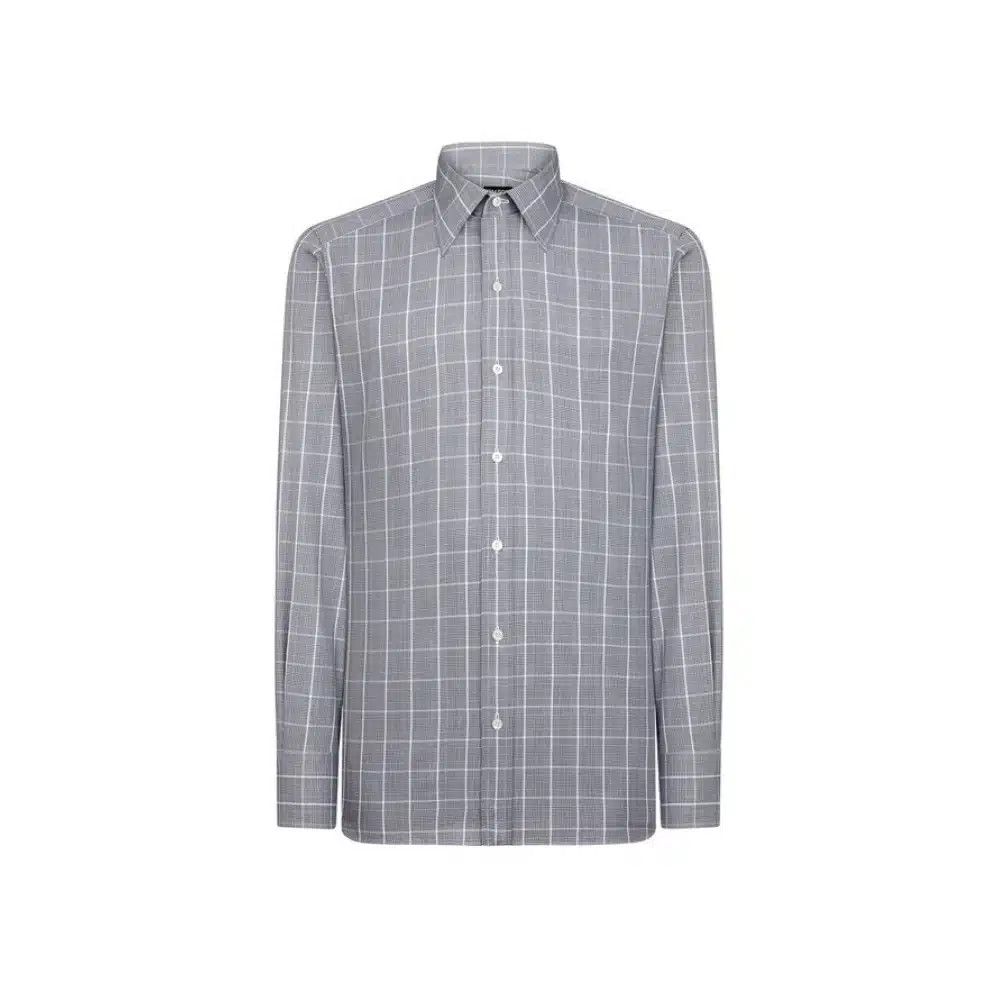 Tom Ford o1loc1c0426 HSBC01 Fine Prince Of Sales Slim Fit Shirt Grey Size US S / EU 44-46 / 1 - 1 Preview