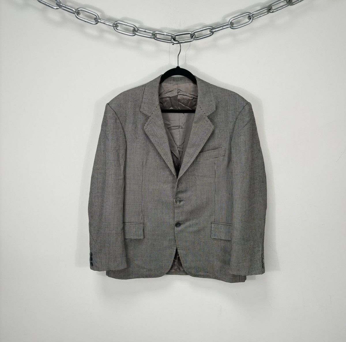 Emanuel Ungaro Vintage Ungaro Paris Ermenegildo Zegna Tessuto Blazer Jacket Size 42R - 1 Thumbnail