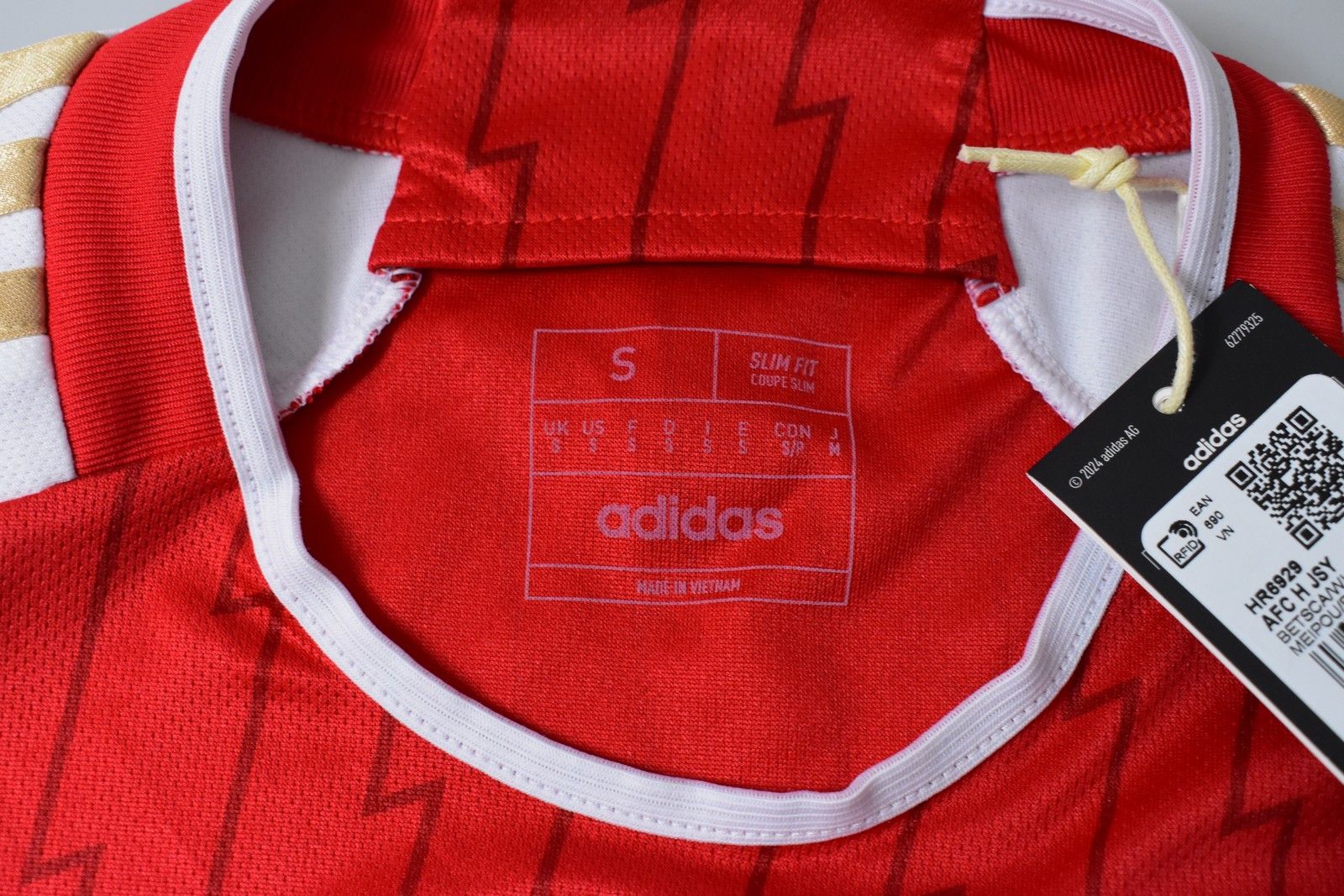 Adidas 2023-24 adidas ARSENAL FC Home Shirt Official SIZE S Size US S / EU 44-46 / 1 - 8 Thumbnail