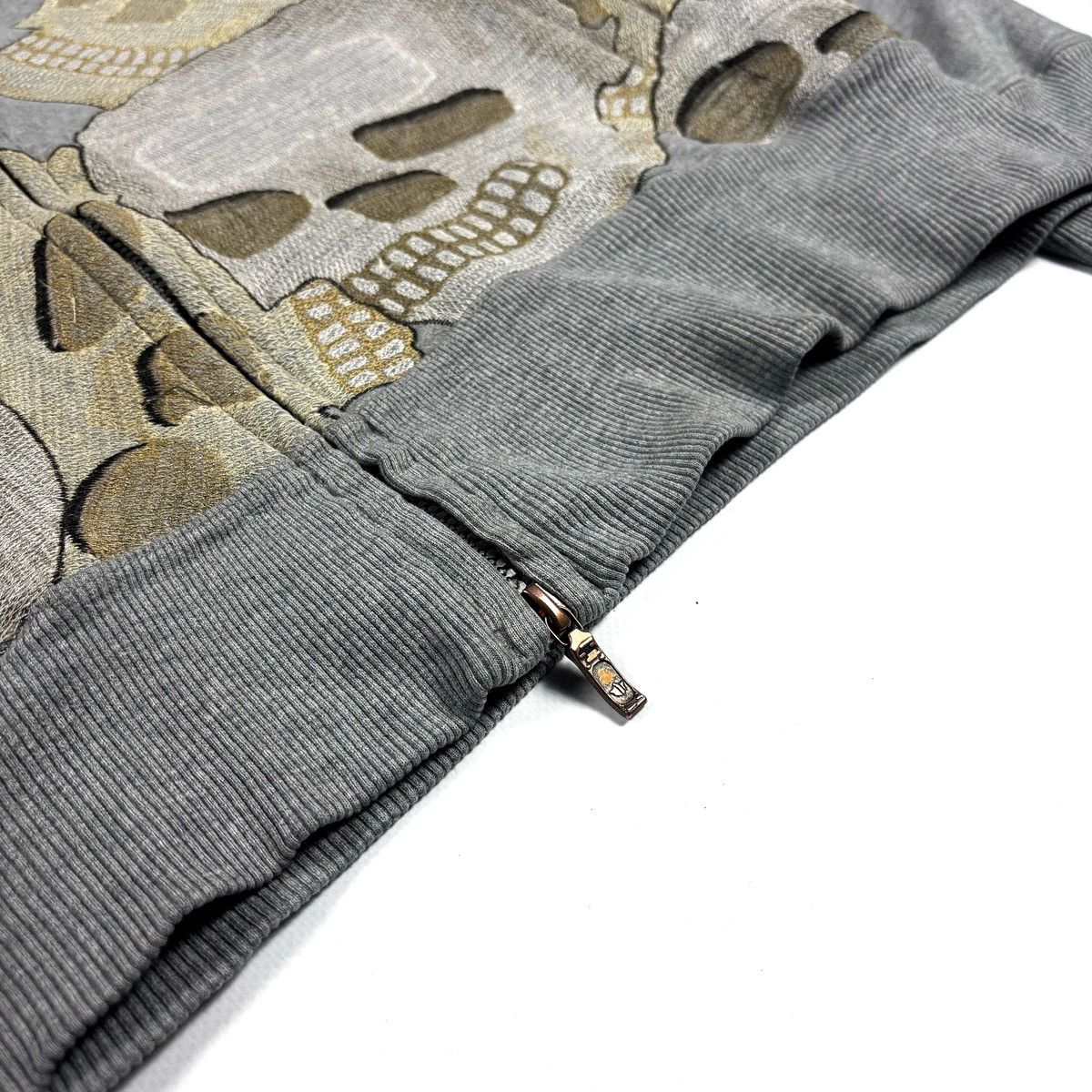 Maharishi Maharishi Skull Logo Zip Hoodie Vintage Size US M / EU 48-50 / 2 - 3 Thumbnail