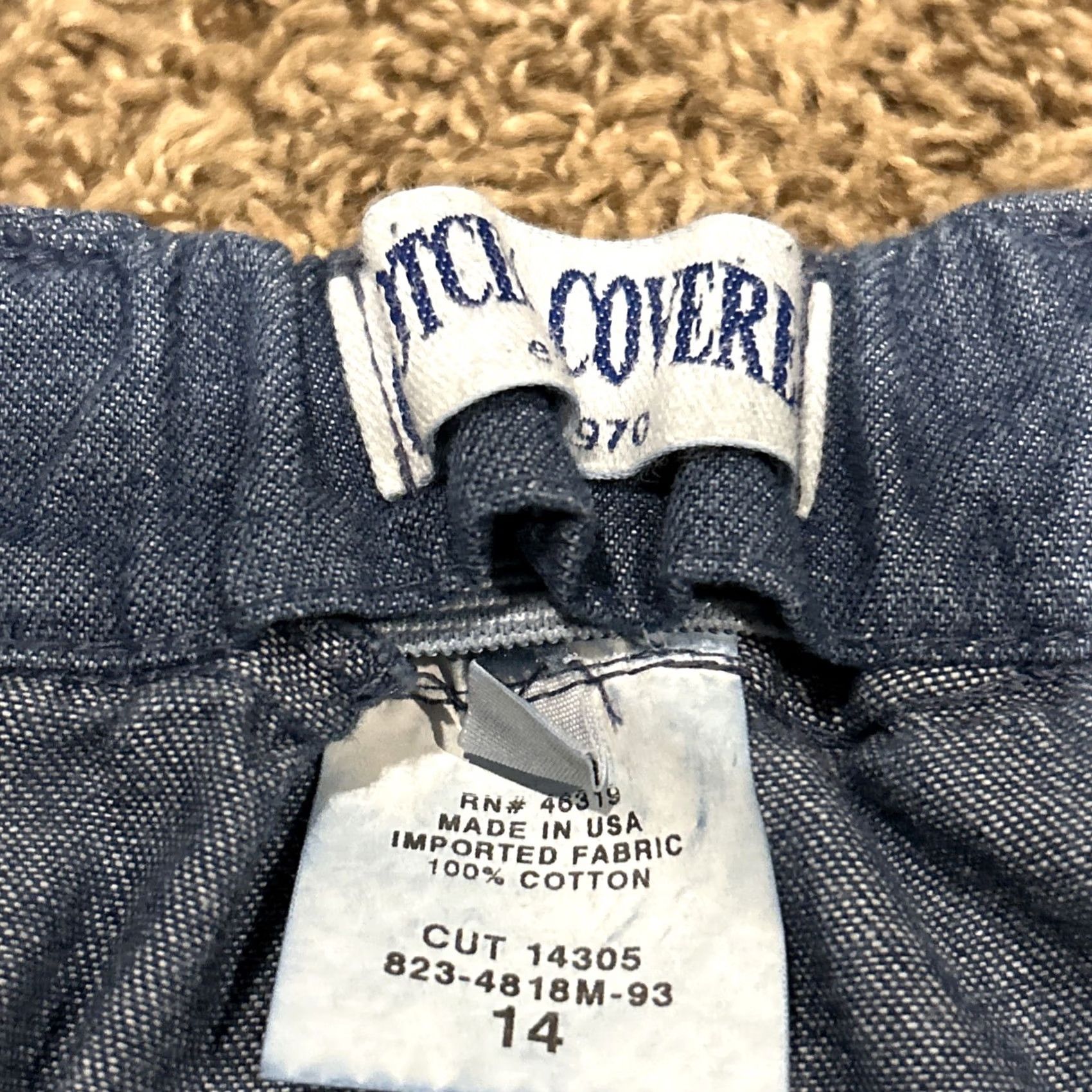 Gotcha VTG Gotcha Covered Denim Pleated Skirt Womens 14 Blue Button Up A22 Size 36" / US 14 / IT 50 - 3 Thumbnail
