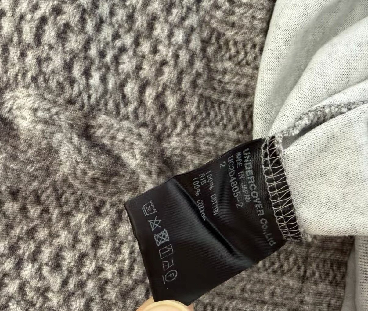 Undercover UNDERCOVER Jun Takahashi Wool Printed Long-Sleeve Tee Size US S / EU 44-46 / 1 - 4 Thumbnail