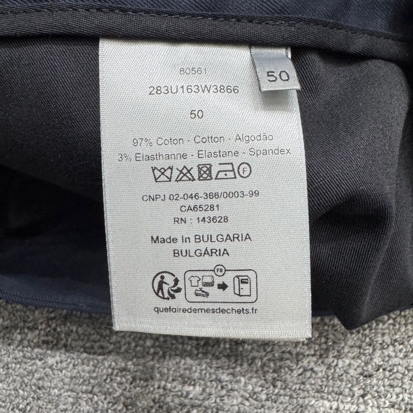 Dior Dior Solid Color Casual Trousers 50 98 New Size US 34 / EU 50 - 3 Thumbnail