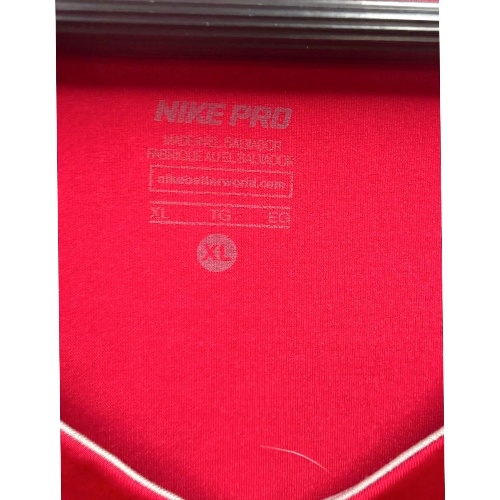 Nike Nike Pro Training Shirt Womens V-Neck Dri-FIT Short Sleeve XL Pink Size XL / US 12-14 / IT 48-50 - 7 Thumbnail