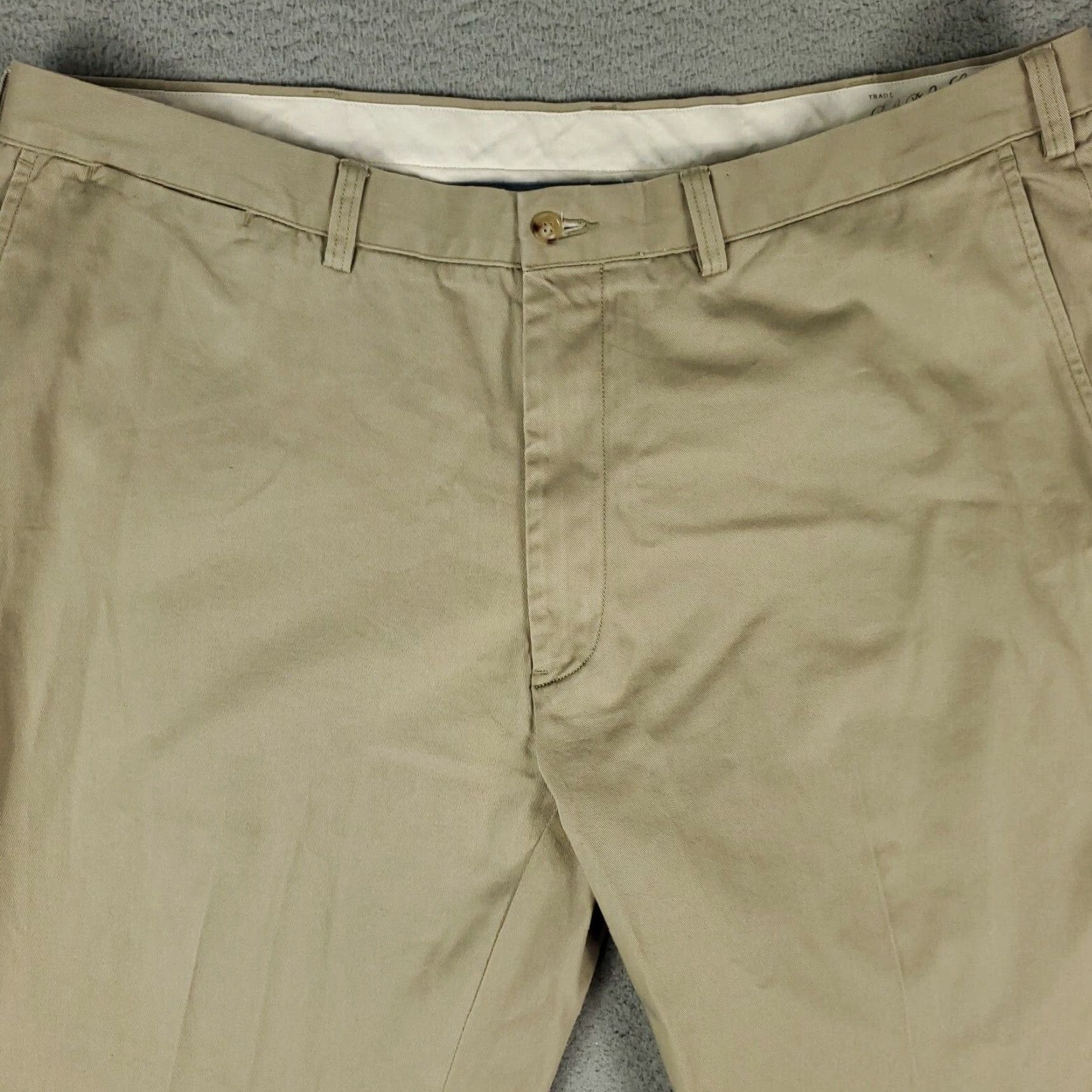 Ralph Lauren Ralph Lauren Chino Pants Mens 42x30 Beige Flat Front Casual Trousers Size US 42 / EU 58 - 2 Thumbnail