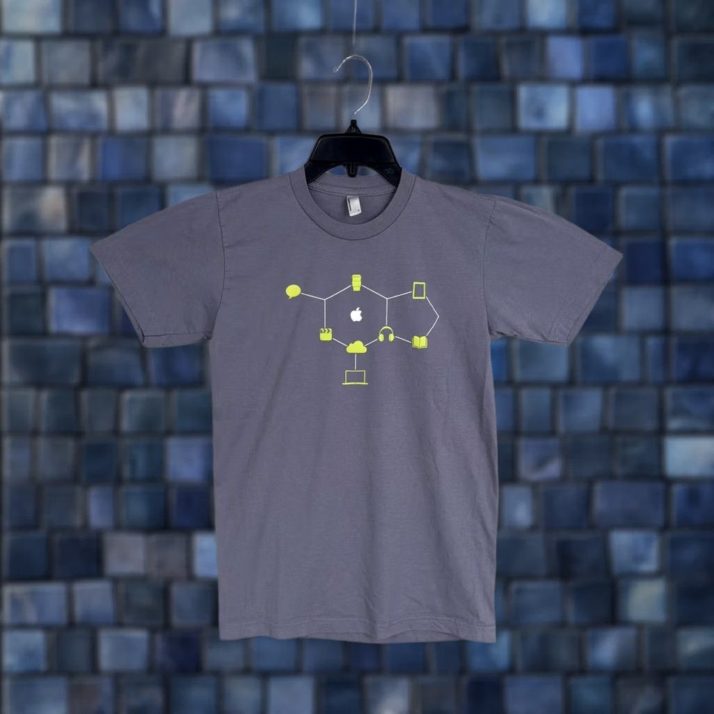 American Apparel American Apparel Apple Campus Rep Shirt Mens Small Gray Graphic Tee College Size US S / EU 44-46 / 1 - 1 Thumbnail