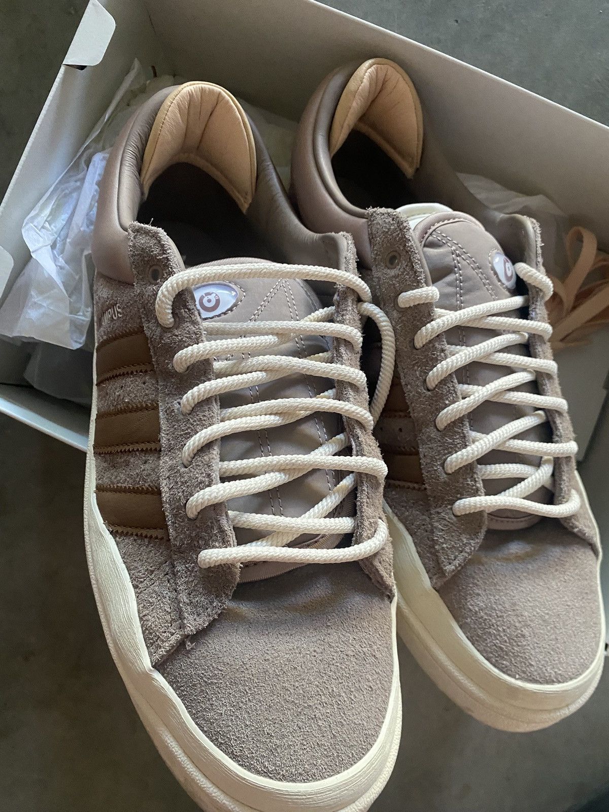 Adidas Adidas Bad Bunny Campus Brown Size US 11.5 / EU 44-45 - 6 Thumbnail