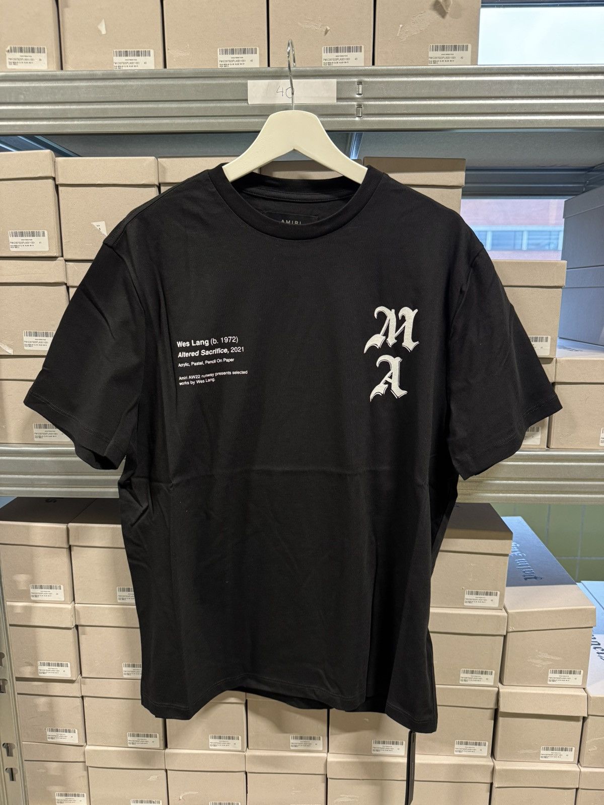 Amiri x Wes Lang T-Shirt Limited NEW 600$