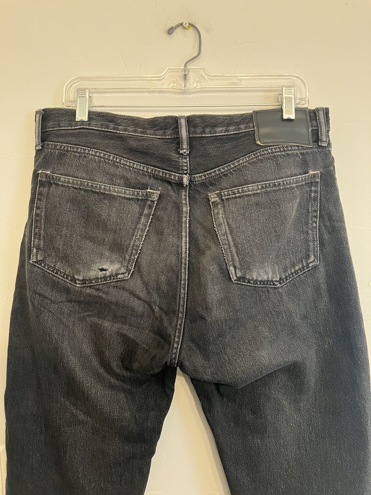 Acne Studios Acne Studios 1996 Vintage Black Regular Fit Jeans (SS22) Size US 34 / EU 50 - 9 Thumbnail