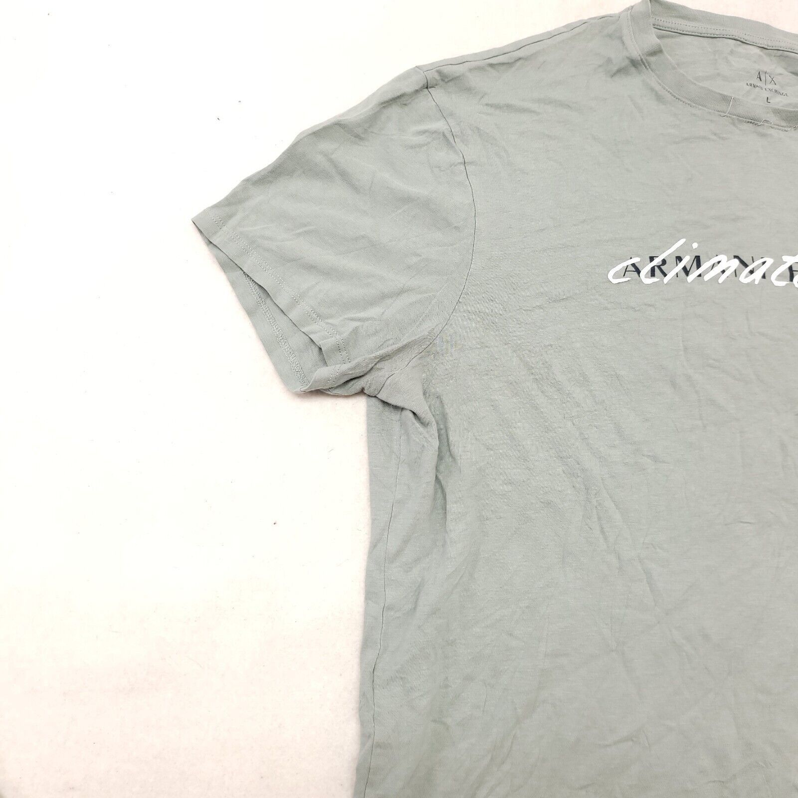 Armani Exchange Armani Exchange Short Sleeve T Shirt Women Size Large L Gray Size L / US 10 / IT 46 - 4 Thumbnail