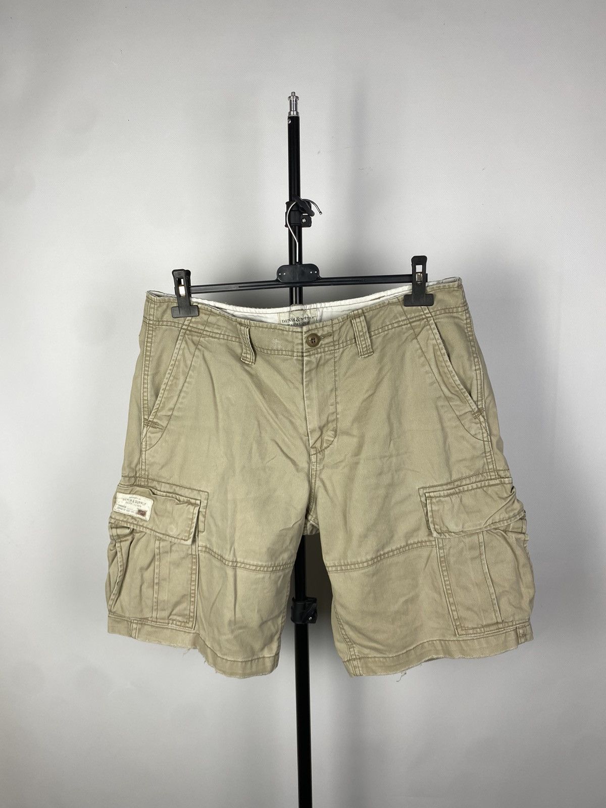 Polo Ralph Lauren × Vintage Vintage 00s Y2K Baggy Polo Ralph Lauren Skater Cargo Shorts! Size US 34 / EU 50 - 1 Thumbnail