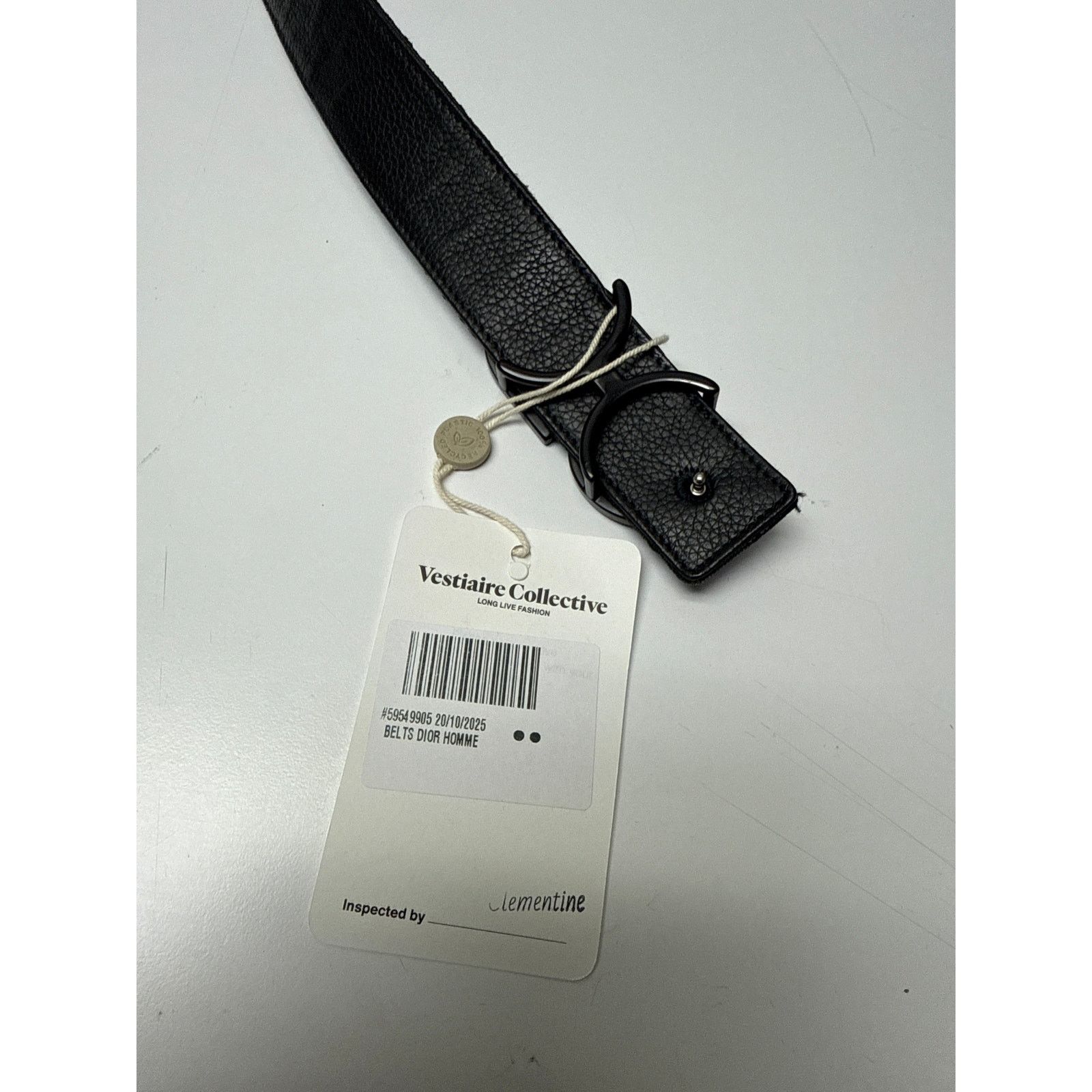 Dior Dior Belt Reversible Oblique Jacquard Navy Black with Buckle Size 36 - 11 Thumbnail