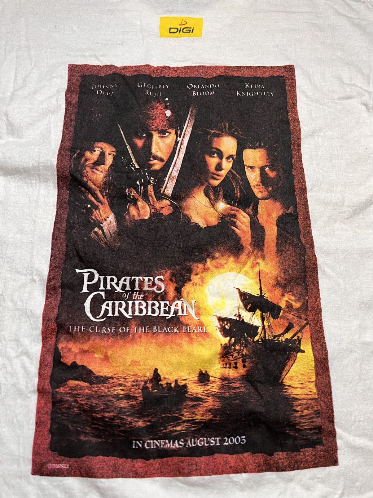 Vintage Vintage Movie Pirates of the Caribbean promo t shirt Size US S / EU 44-46 / 1 - 3 Thumbnail