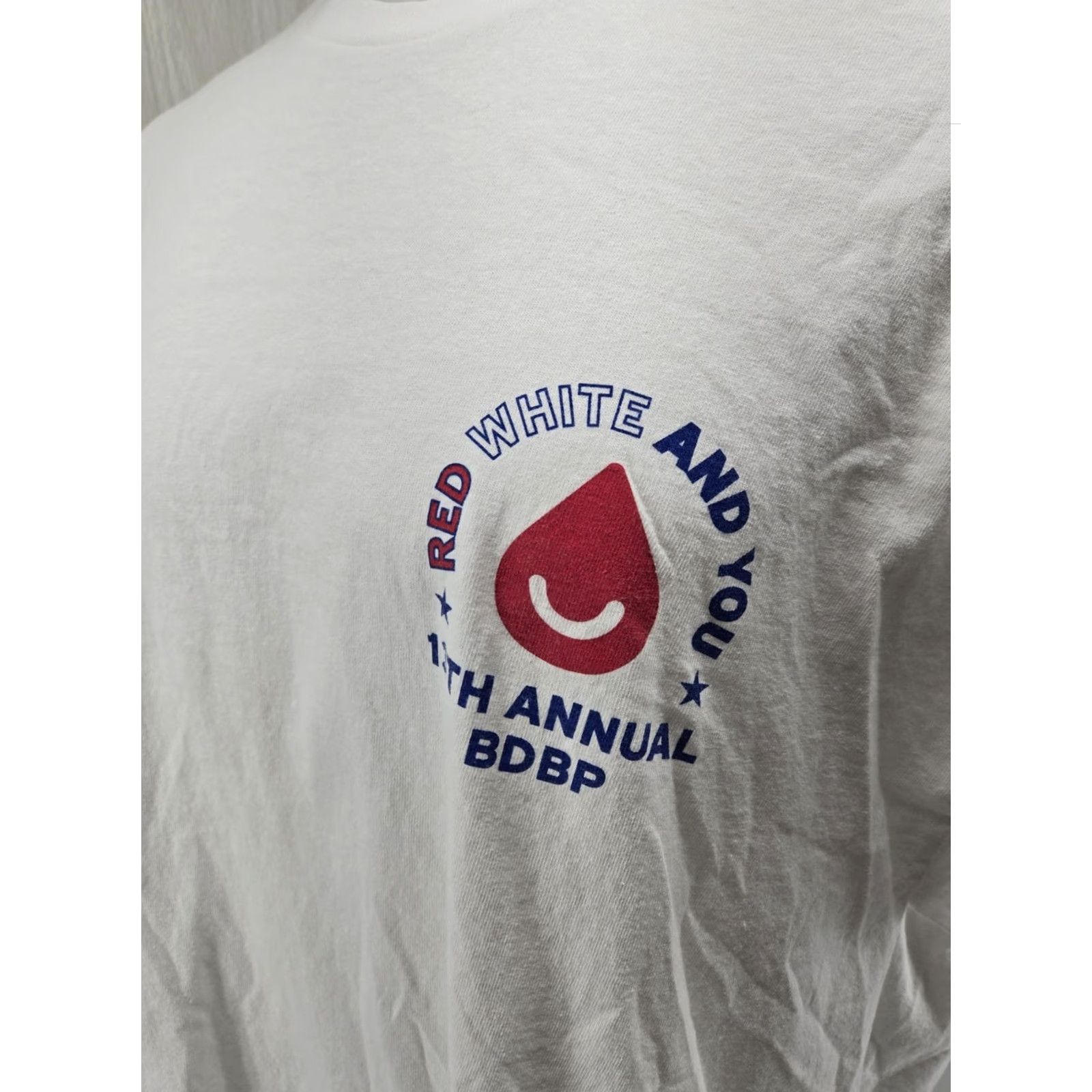 Gildan Lifesouth Blood Donor Uncle Sam Wants You Graphic T Shirt 2XL White Mens Gildan Short Sleeve Crew Neck Graphic Tee Size US XXL / EU 58 / 5 - 5 Thumbnail