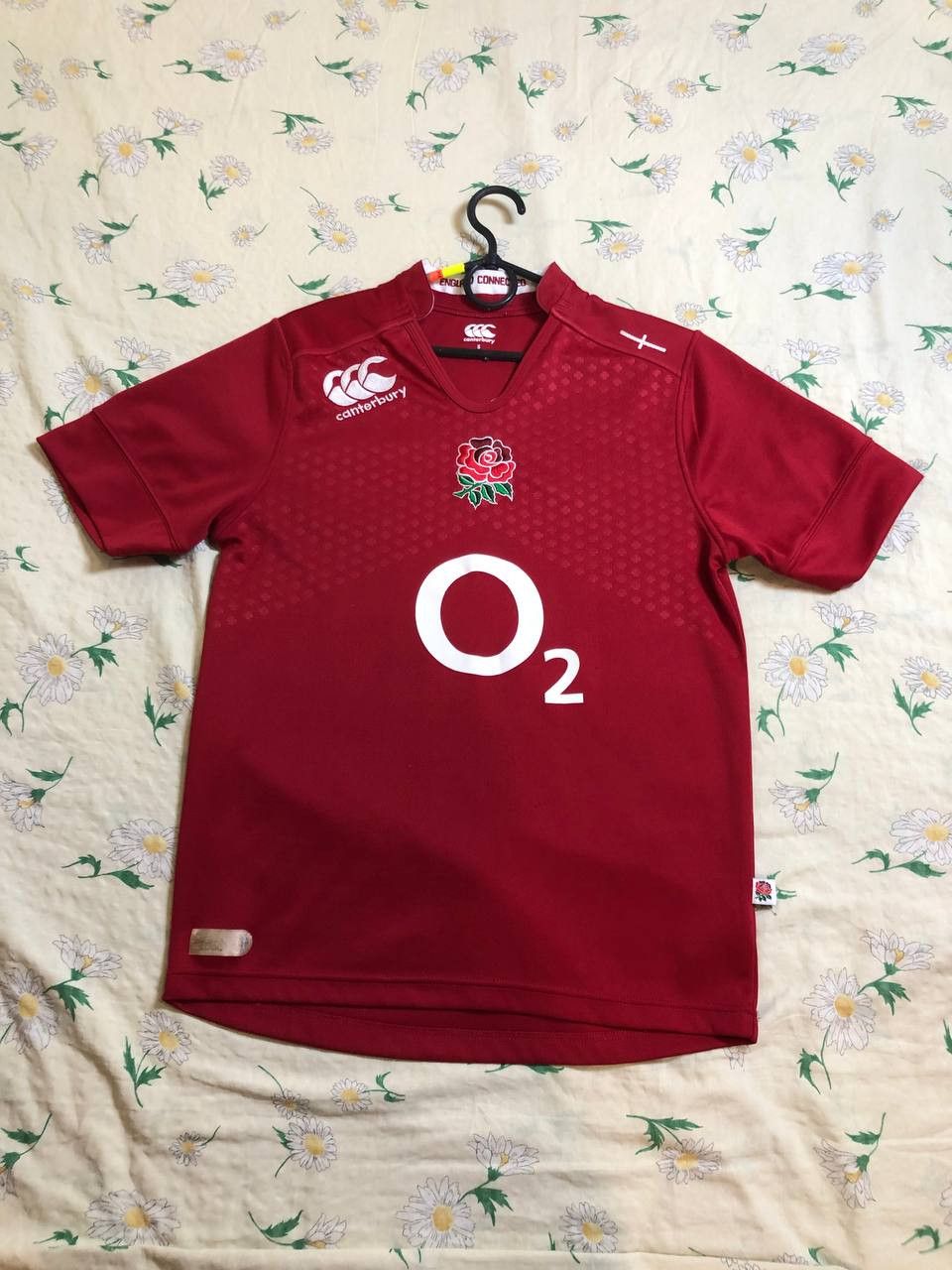 Canterbury of New Zealand Vintage Canterbury England O2 Jersey Rugby Shirt Size US S / EU 44-46 / 1 - 1 Thumbnail