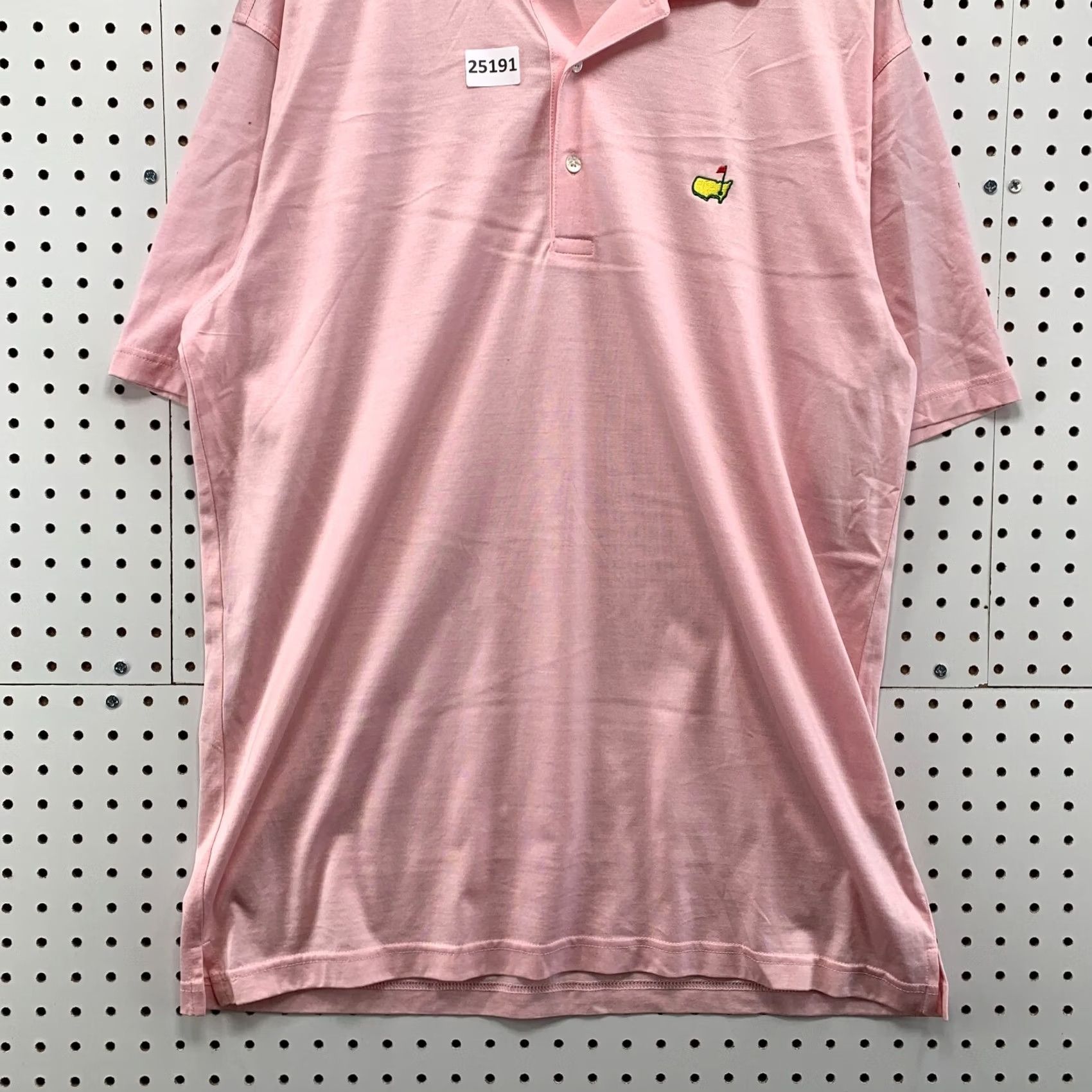 Augusta Sportswear Amen Corner Polo Shirt Pink Masters Augusta Logo Adult Large Pima Cotton 23x33 Size US L / EU 52-54 / 3 - 6 Thumbnail